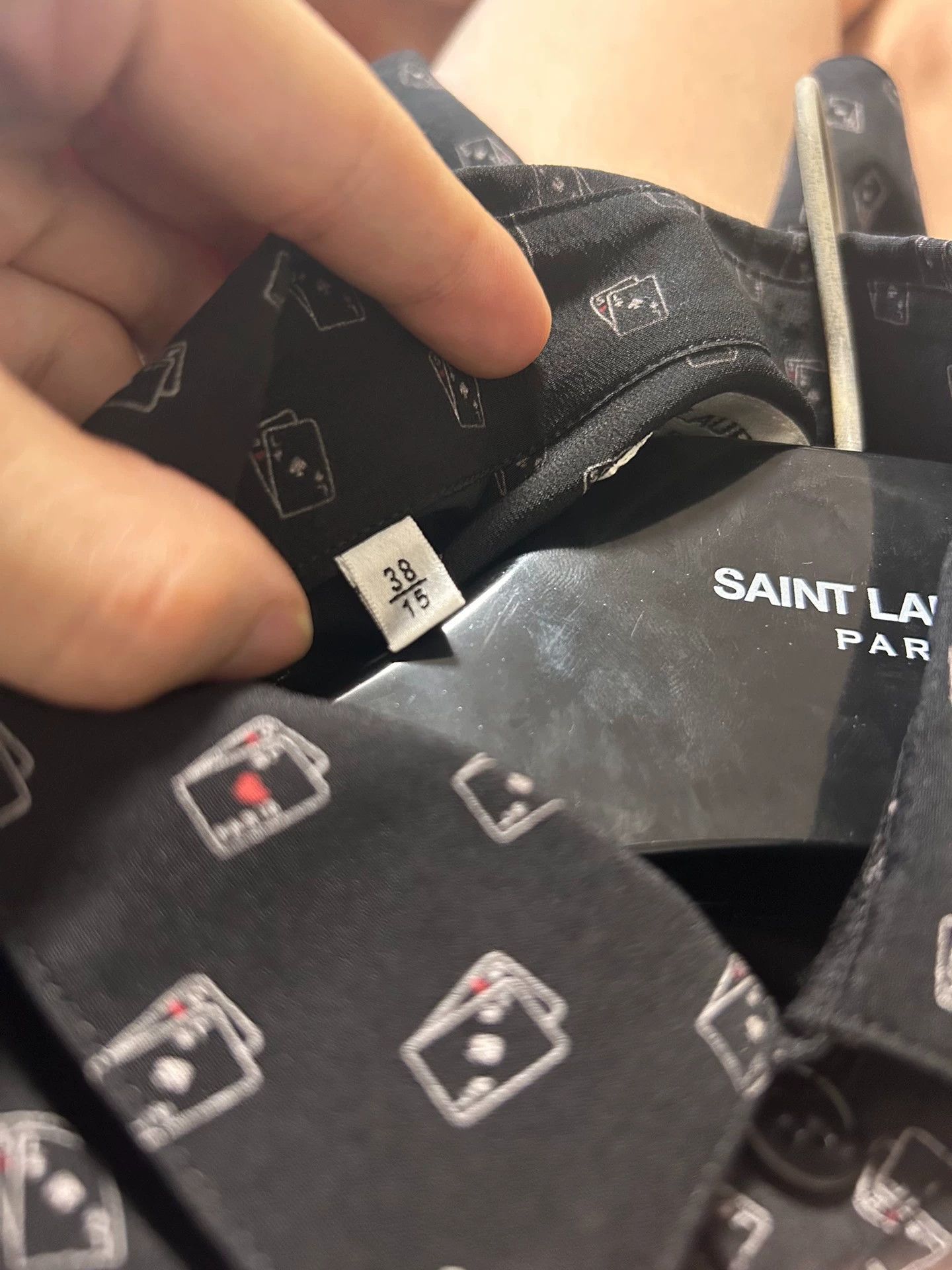 Saint Laurent Paris Saint Laurent Paris Manyin mulberry silk shirt Size US XS / EU 42 / 0 - 6 Thumbnail