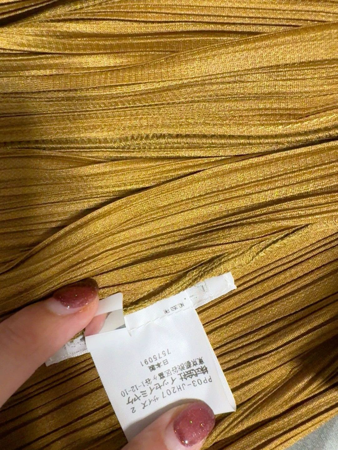 Issey Miyake issey miyake Yellow pleated long sleeved shirt Size US M / EU 48-50 / 2 - 3 Thumbnail