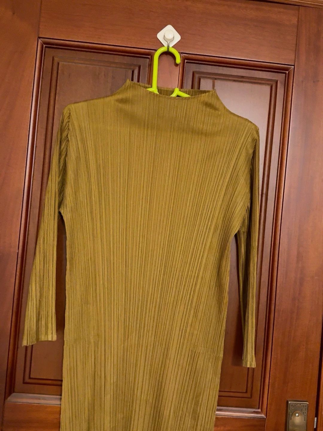 Issey Miyake issey miyake Yellow pleated long sleeved shirt Size US M / EU 48-50 / 2 - 5 Thumbnail