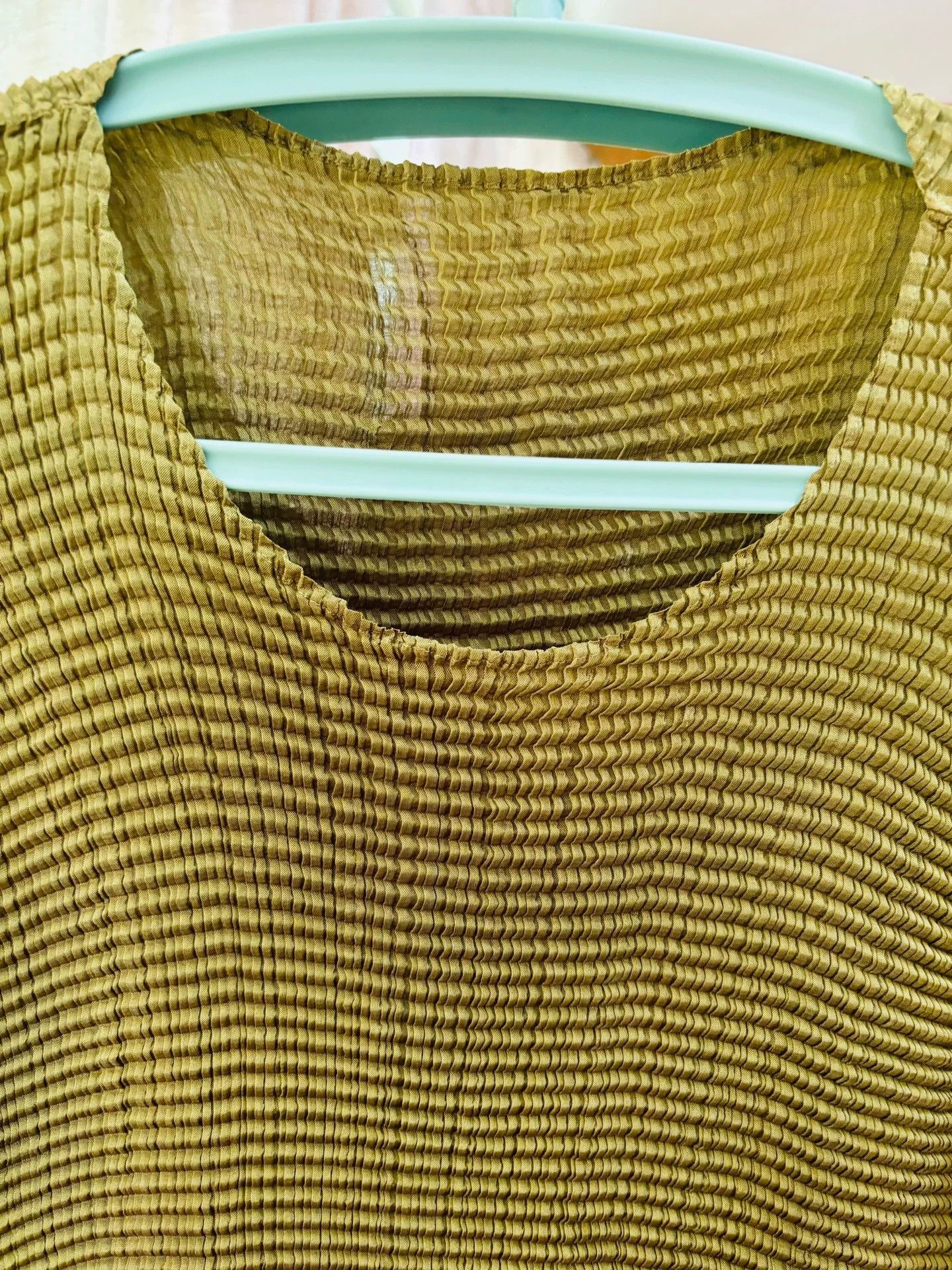 Issey Miyake issey miyake Striped pleated short sleeved shirt Size US M / EU 48-50 / 2 - 3 Thumbnail
