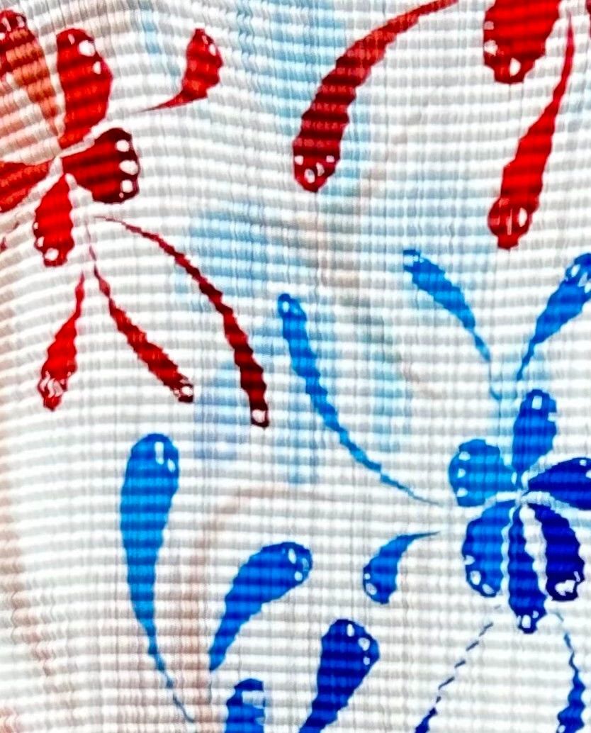 Issey Miyake issey miyake Colorful floral pleated short sleeved shirt Size US M / EU 48-50 / 2 - 2 Thumbnail