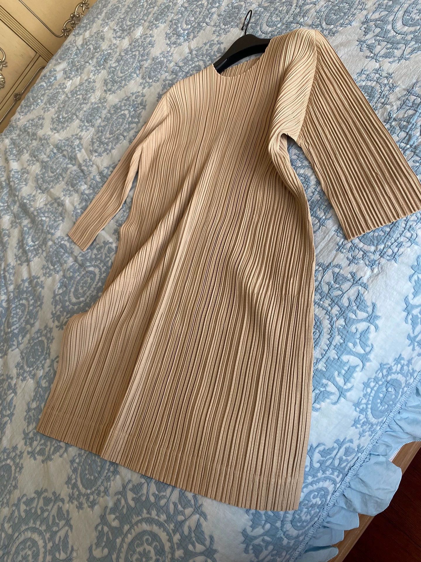 Issey Miyake issey miyake Mixed cotton pleated dress Size US 30 / EU 46 - 2 Thumbnail