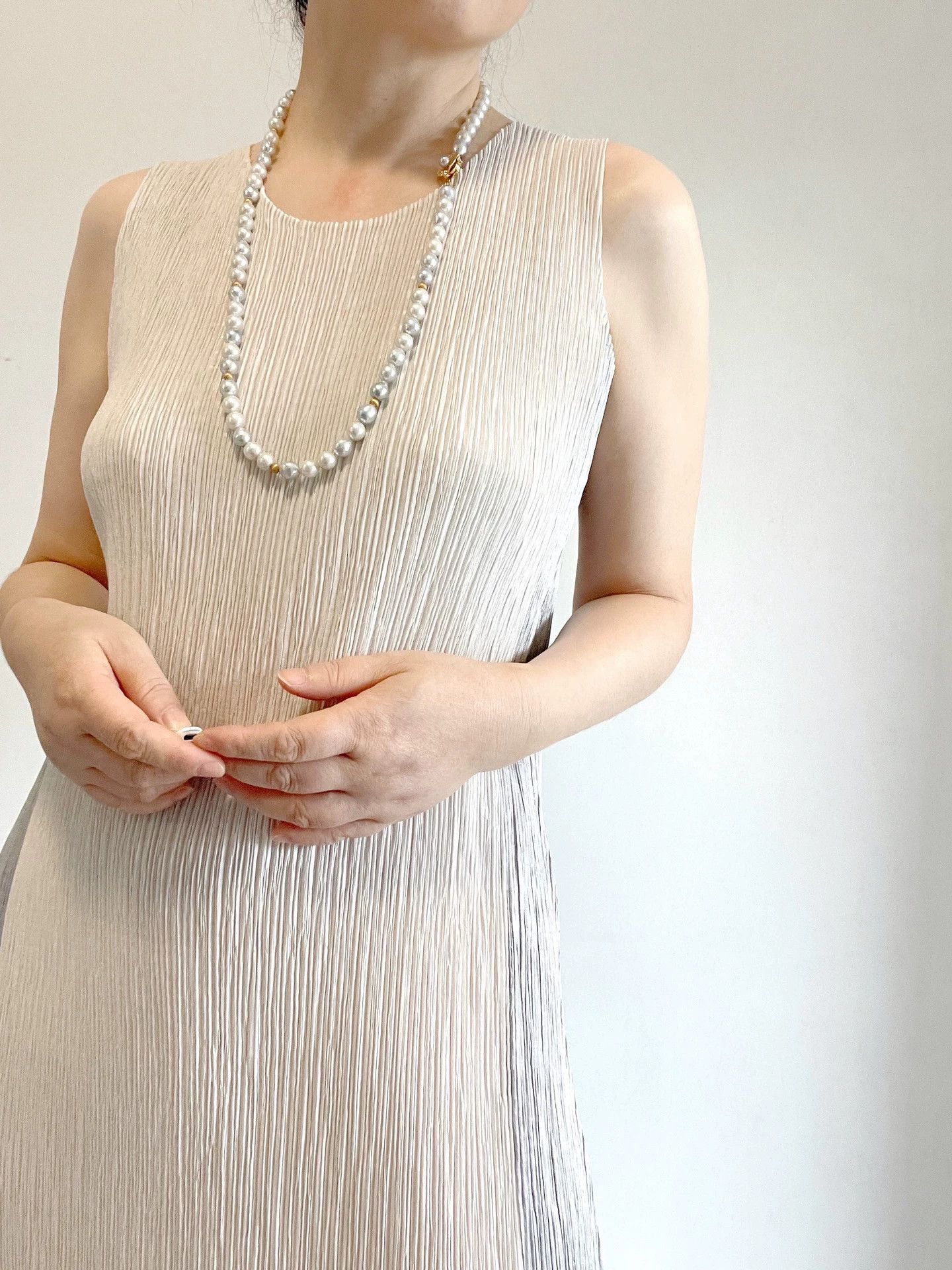 Issey Miyake issey miyake Geometric toothpick pleated dress Size US 29 - 3 Thumbnail