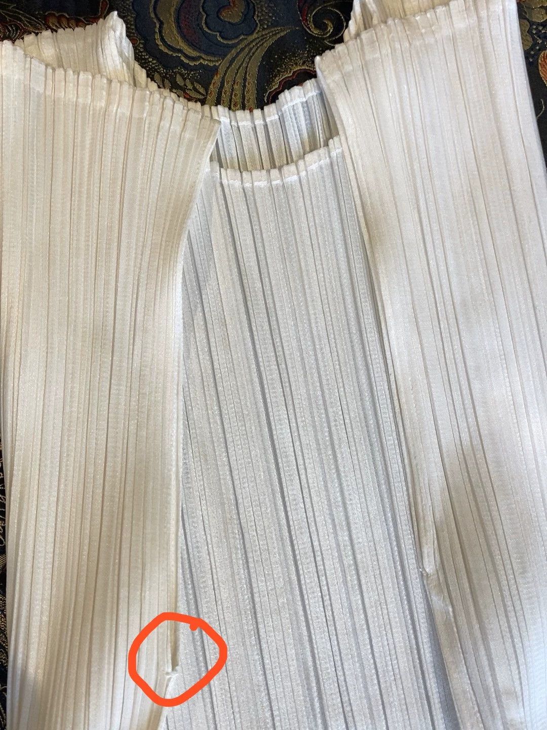 Issey Miyake issey miyake White vertical patterned short sleeved shirt Size US M / EU 48-50 / 2 - 3 Thumbnail