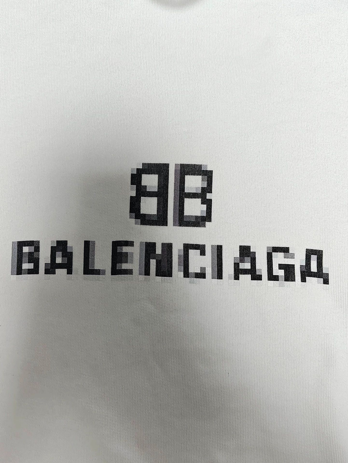 Balenciaga Balenciaga Double B Mosaic Blurred Logo Hoodie Size US XS / EU 42 / 0 - 3 Thumbnail