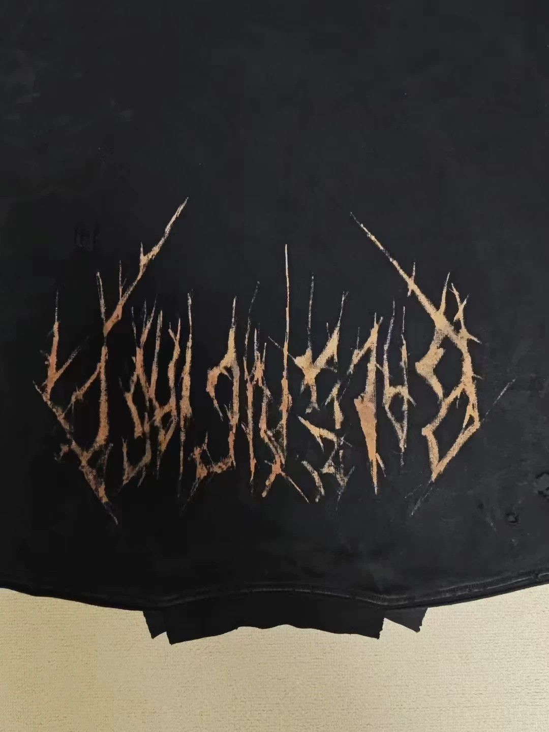 Balenciaga Balenciaga 23fw Inverted Iron Tower Mud Stained Damaged Water Washed Short Sleeve T-shirt Size US S / EU 44-46 / 1 - 3 Thumbnail