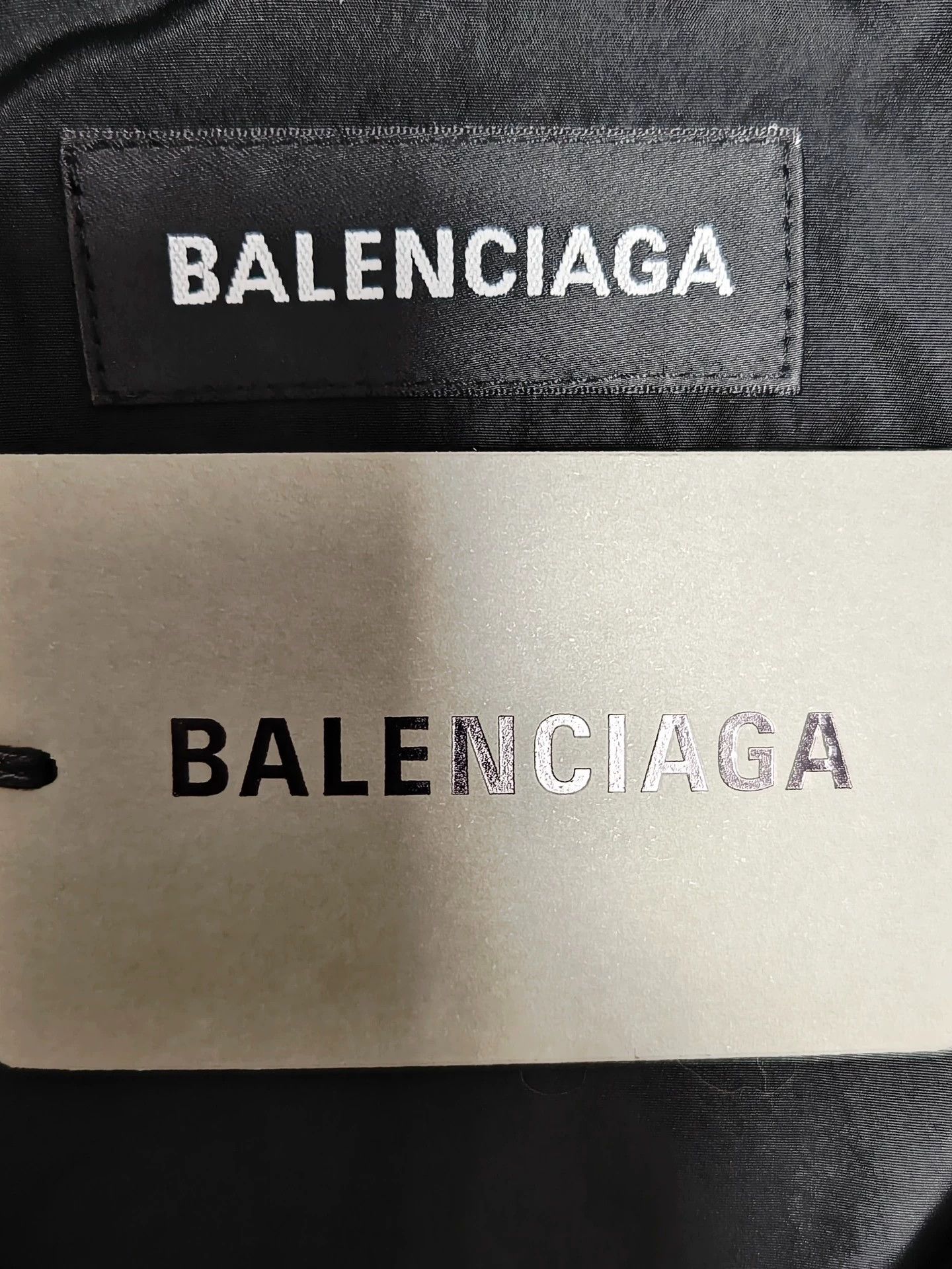 Balenciaga Balenciaga hand-painted logo nylon jacket Size US M / EU 48-50 / 2 - 5 Thumbnail
