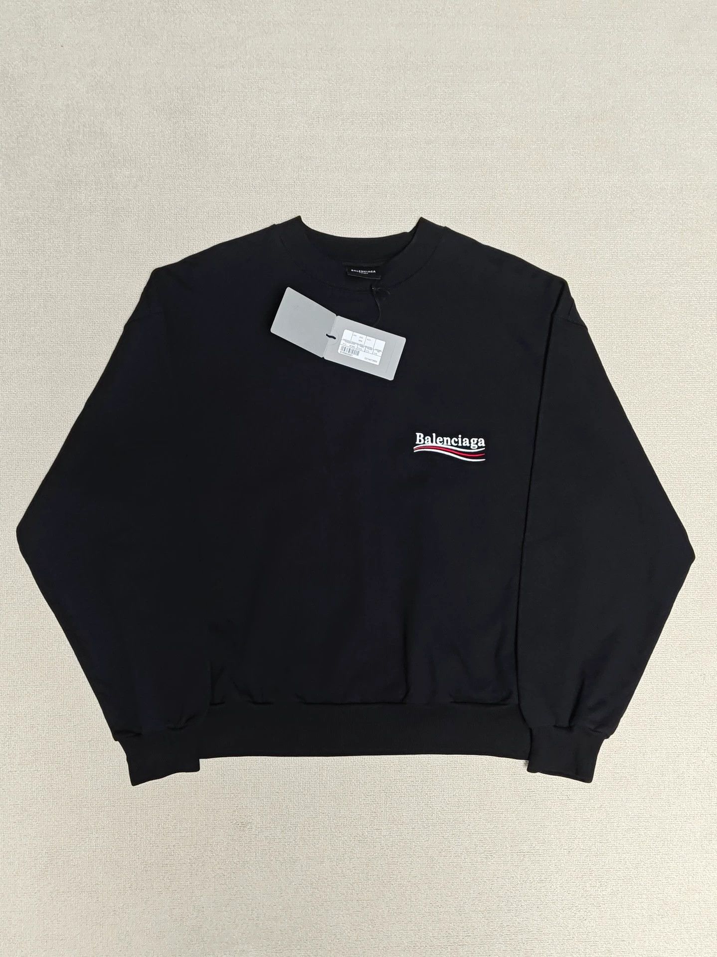 Balenciaga Balenciaga 23ss embroidered cola logo round neck long sleeved sweatshirt Size US XXS / EU 40 - 2 Thumbnail