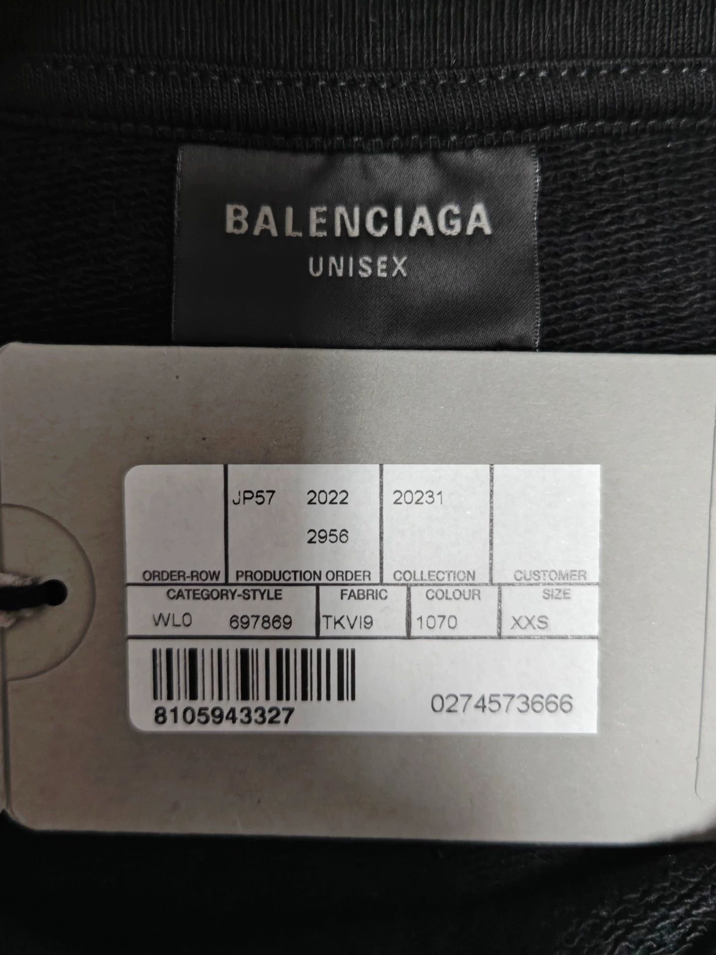 Balenciaga Balenciaga 23ss embroidered cola logo round neck long sleeved sweatshirt Size US XXS / EU 40 - 5 Thumbnail