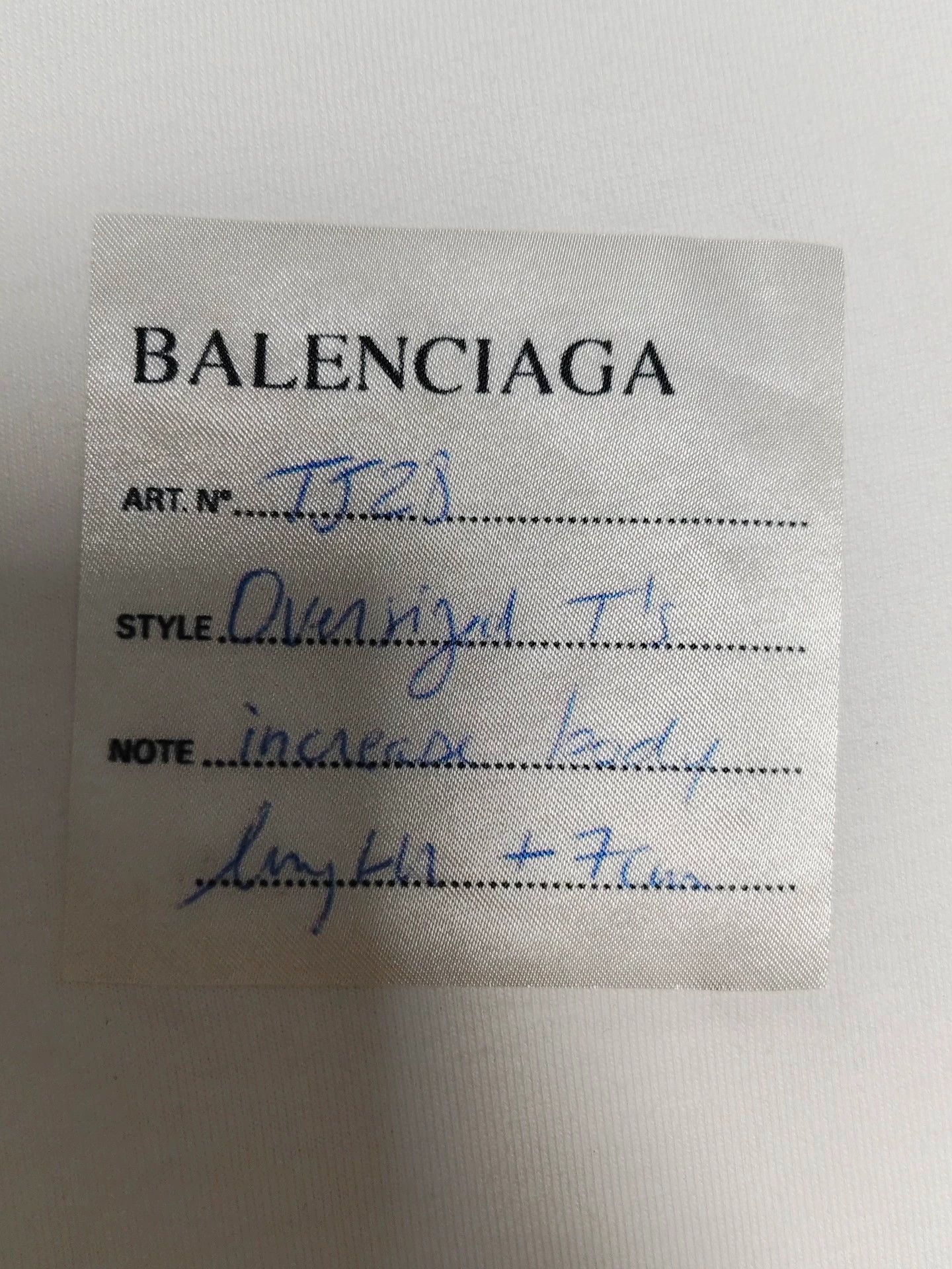 Balenciaga Balenciaga Balenciaga 24ss Spring White Convenience Patch Short Sleeve Size US S / EU 44-46 / 1 - 3 Thumbnail