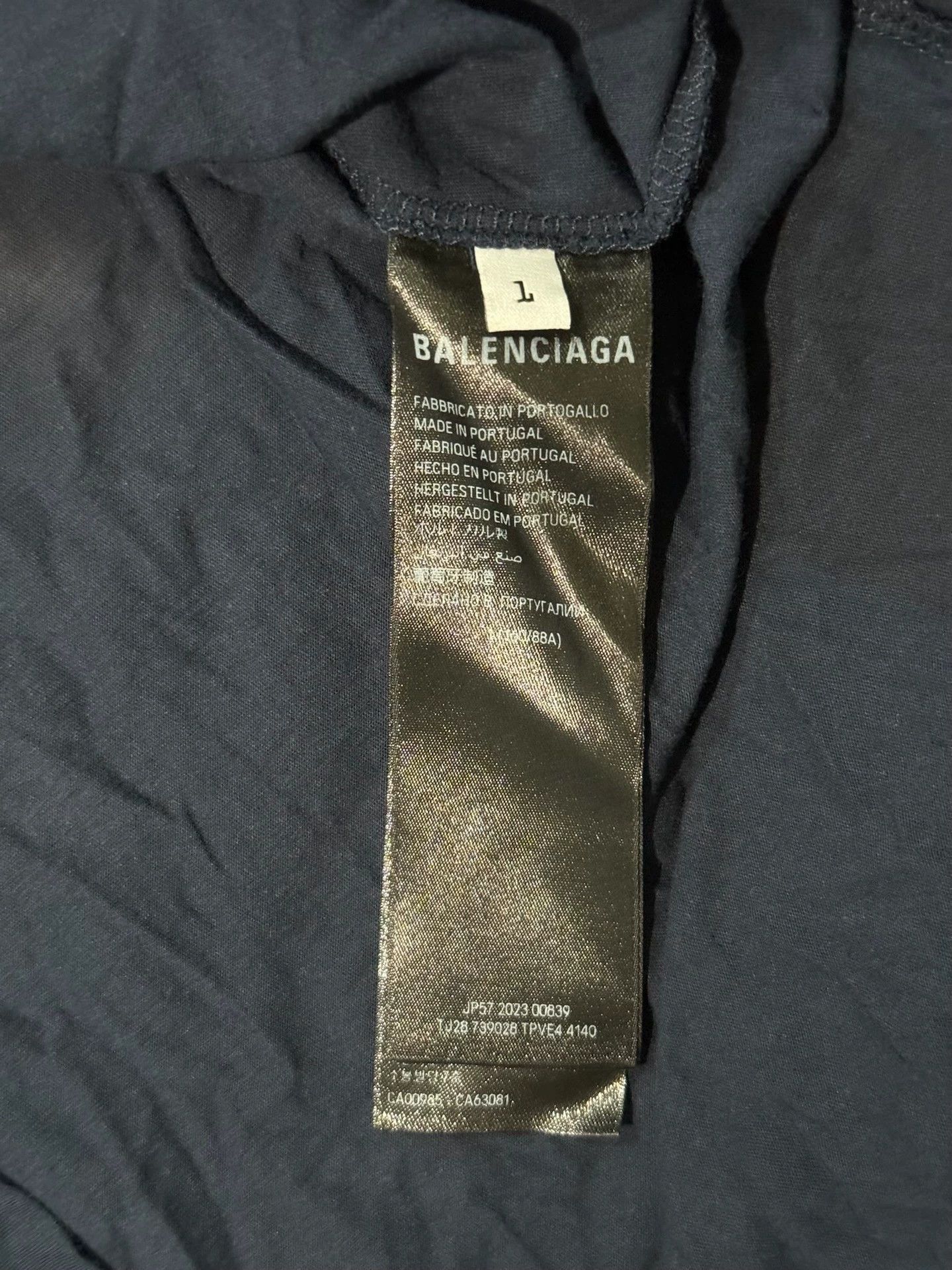 Balenciaga Balenciaga 23FW Be Nice Short sleeved T-shirt Size US S / EU 44-46 / 1 - 4 Thumbnail