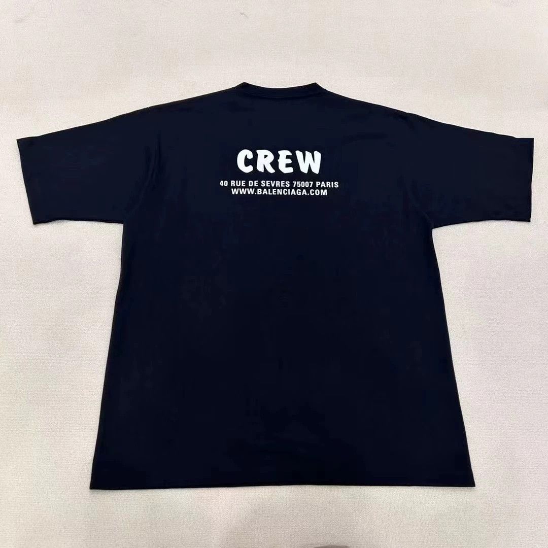 Balenciaga Balenciaga Crew Short Sleeves Size US S / EU 44-46 / 1 - 2 Thumbnail