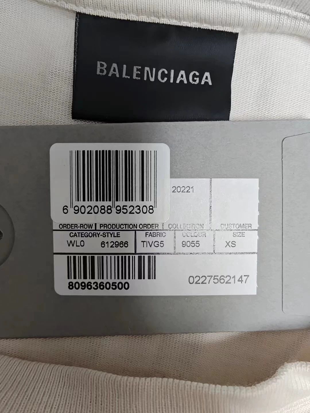 Balenciaga Balenciaga front and back logo printed short sleeved T-shirt Size US XS / EU 42 / 0 - 5 Thumbnail