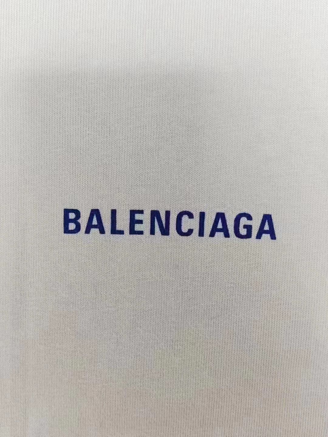 Balenciaga Balenciaga front and back logo printed short sleeved T-shirt Size US XS / EU 42 / 0 - 3 Thumbnail