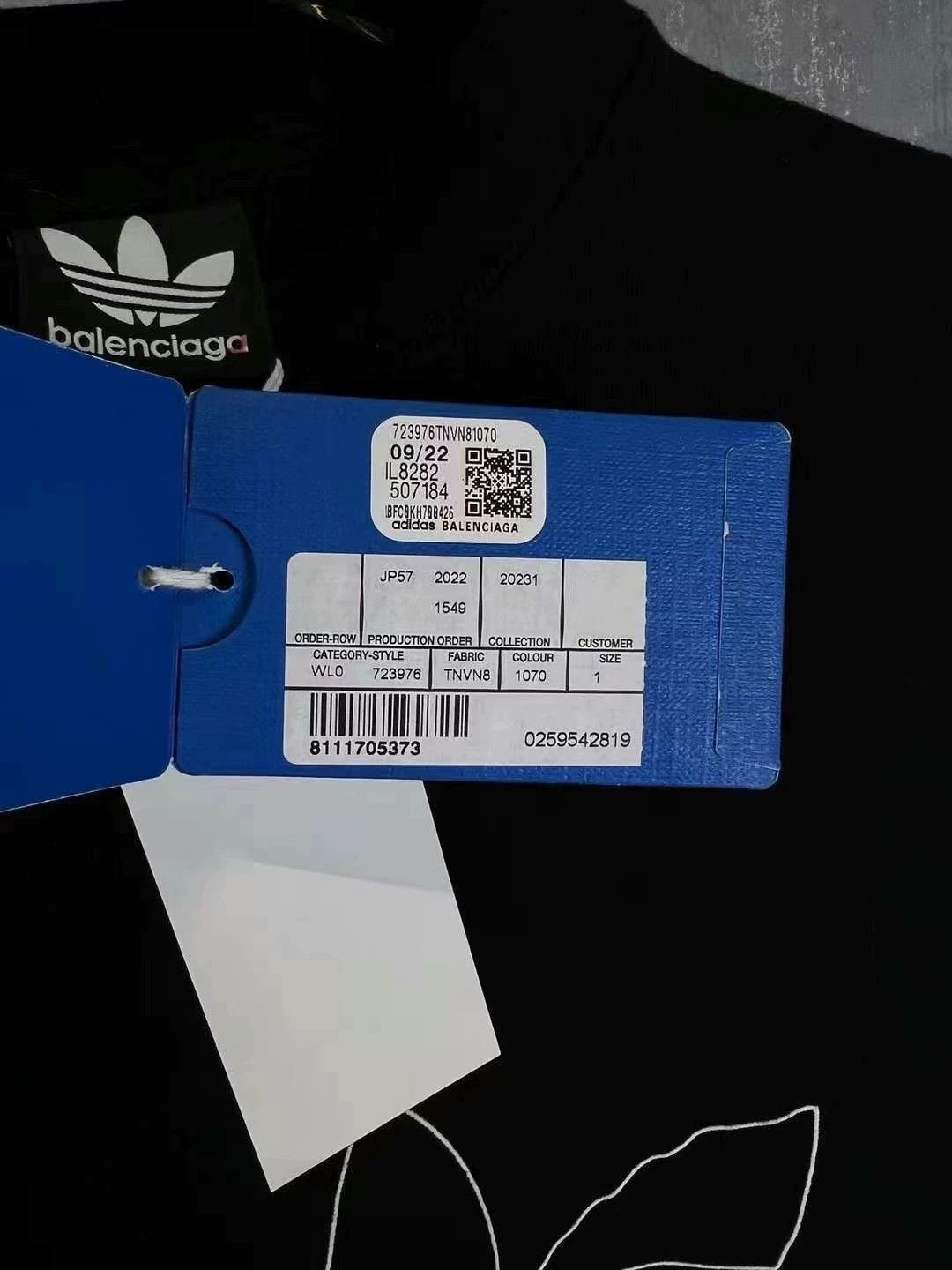 Balenciaga Balenciaga ADIDAS Three Leaf Clover Co branded Short Sleeve Size US S / EU 44-46 / 1 - 3 Thumbnail