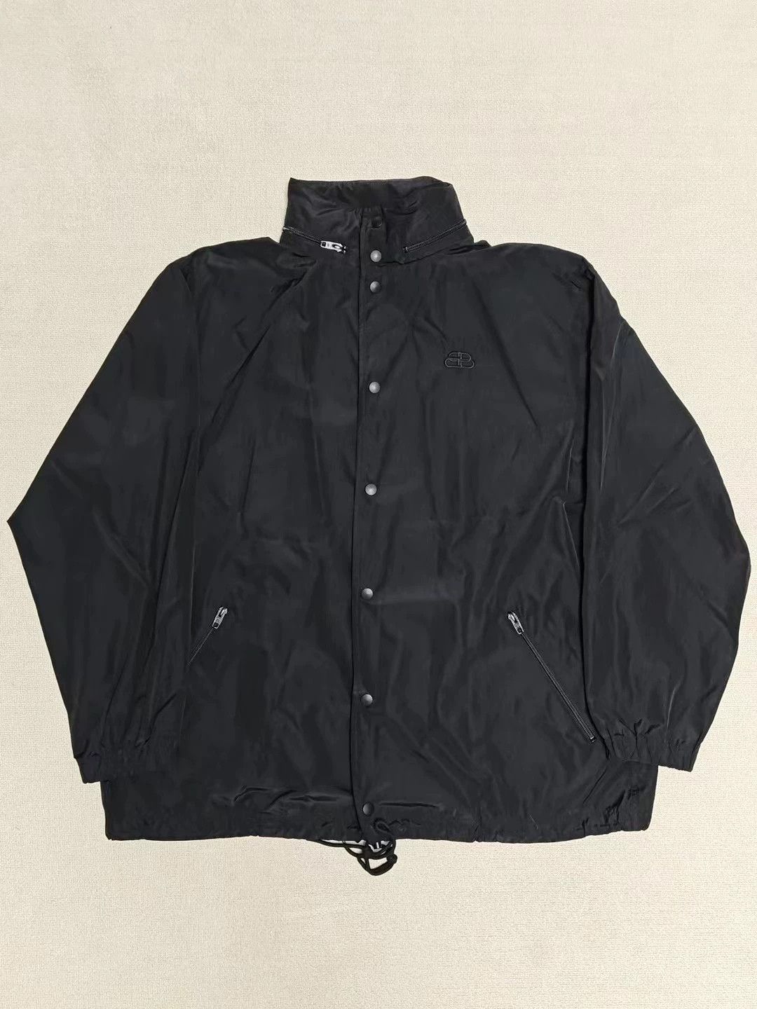 Balenciaga Balenciaga hand-painted logo nylon jacket Size US M / EU 48-50 / 2 - 2 Thumbnail