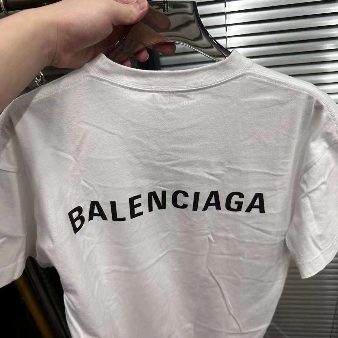 Balenciaga Balenciaga front and back logo short sleeves Size US XS / EU 42 / 0 - 3 Thumbnail