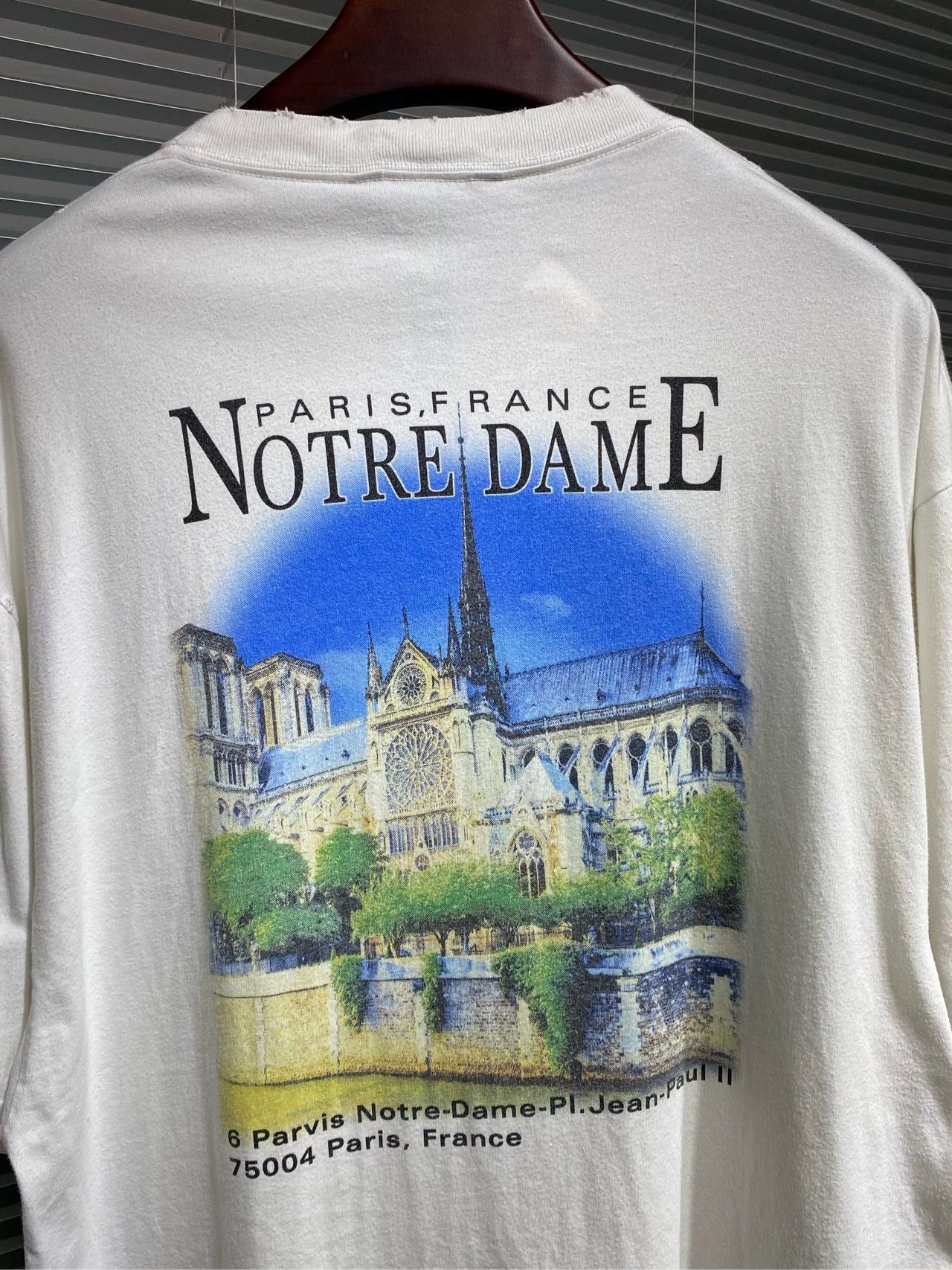 Balenciaga Balenciaga Letter Architecture Printed Round Neck Short Sleeve Size US XXS / EU 40 - 4 Thumbnail