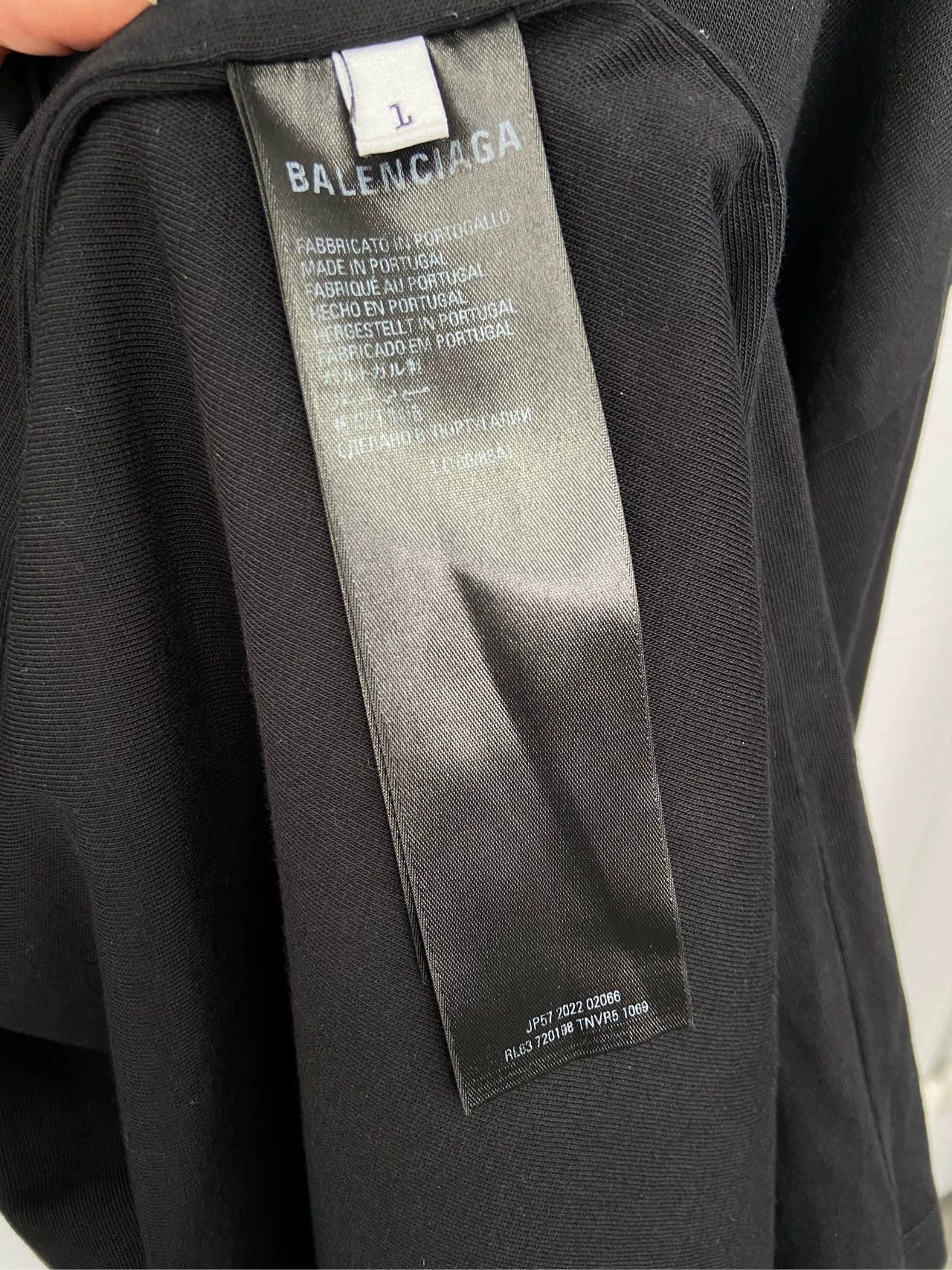 Balenciaga Balenciaga Mirror FW22 Solid Color Letter Printed Round Neck T-shirt Size US S / EU 44-46 / 1 - 6 Thumbnail
