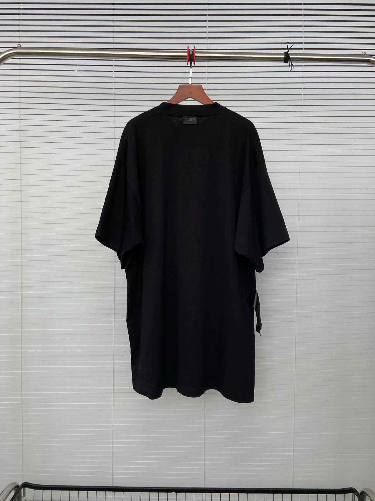 Balenciaga Balenciaga Mirror FW22 Solid Color Letter Printed Round Neck T-shirt Size US S / EU 44-46 / 1 - 2 Thumbnail