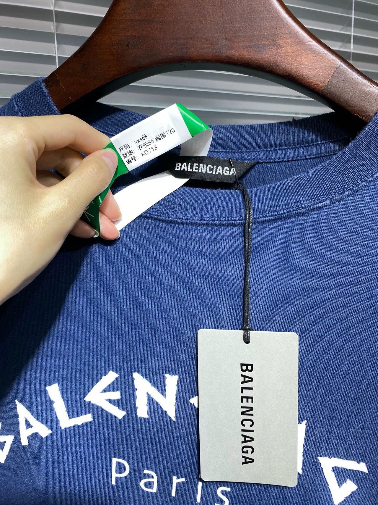 Balenciaga Balenciaga SS21 Marathon Running Pattern Logo Printed Loose Short Sleeve Size US XXS / EU 40 - 5 Thumbnail