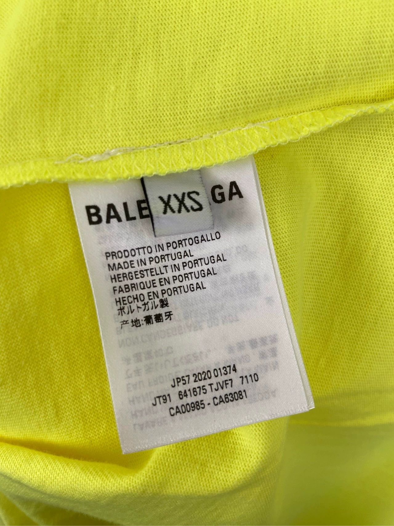 Balenciaga Balenciaga Cola Wave Apple Green Short sleeved T-shirt Size US XXS / EU 40 - 6 Thumbnail