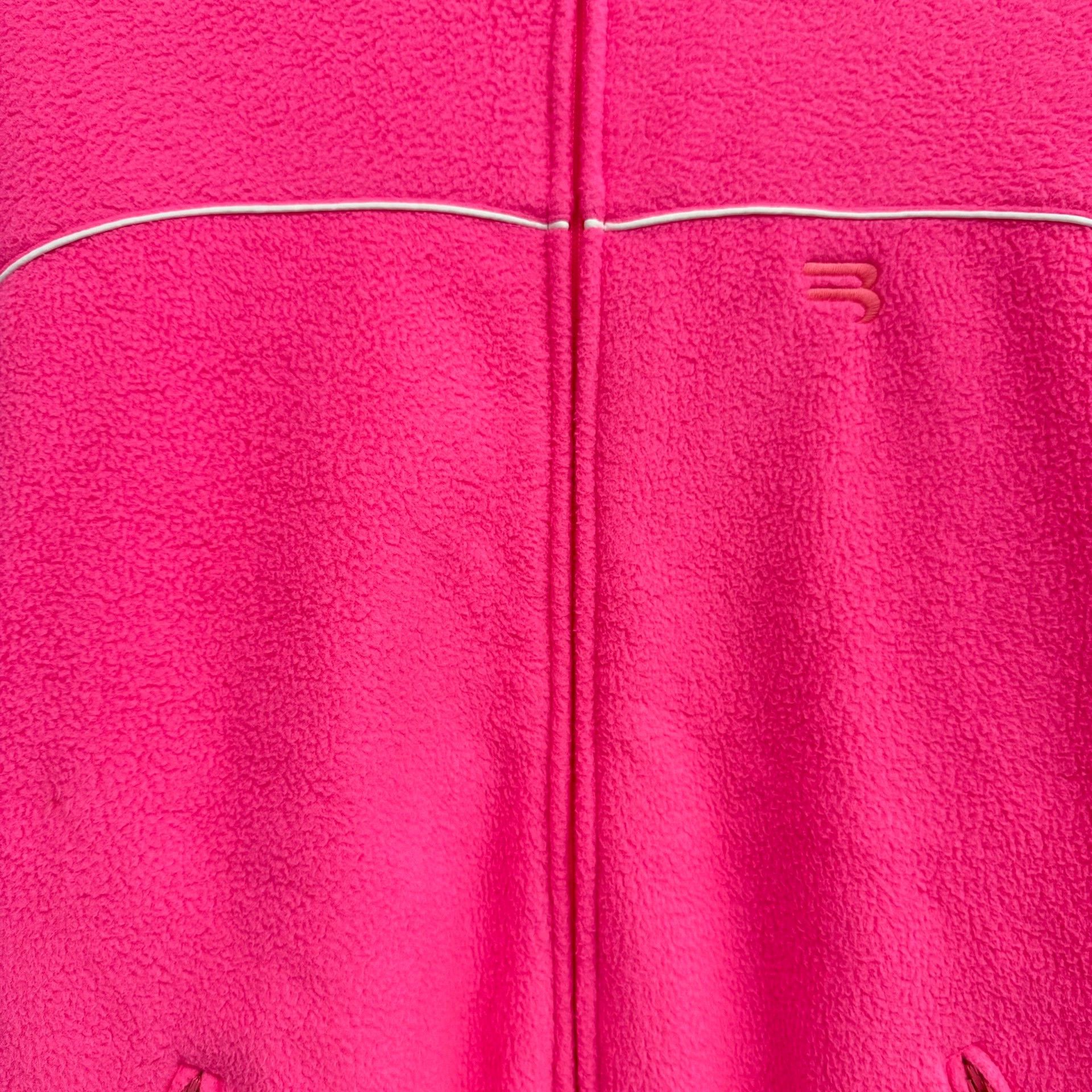 Balenciaga Balenciaga Pink Fleece Coat Size US XXS / EU 40 - 2 Thumbnail