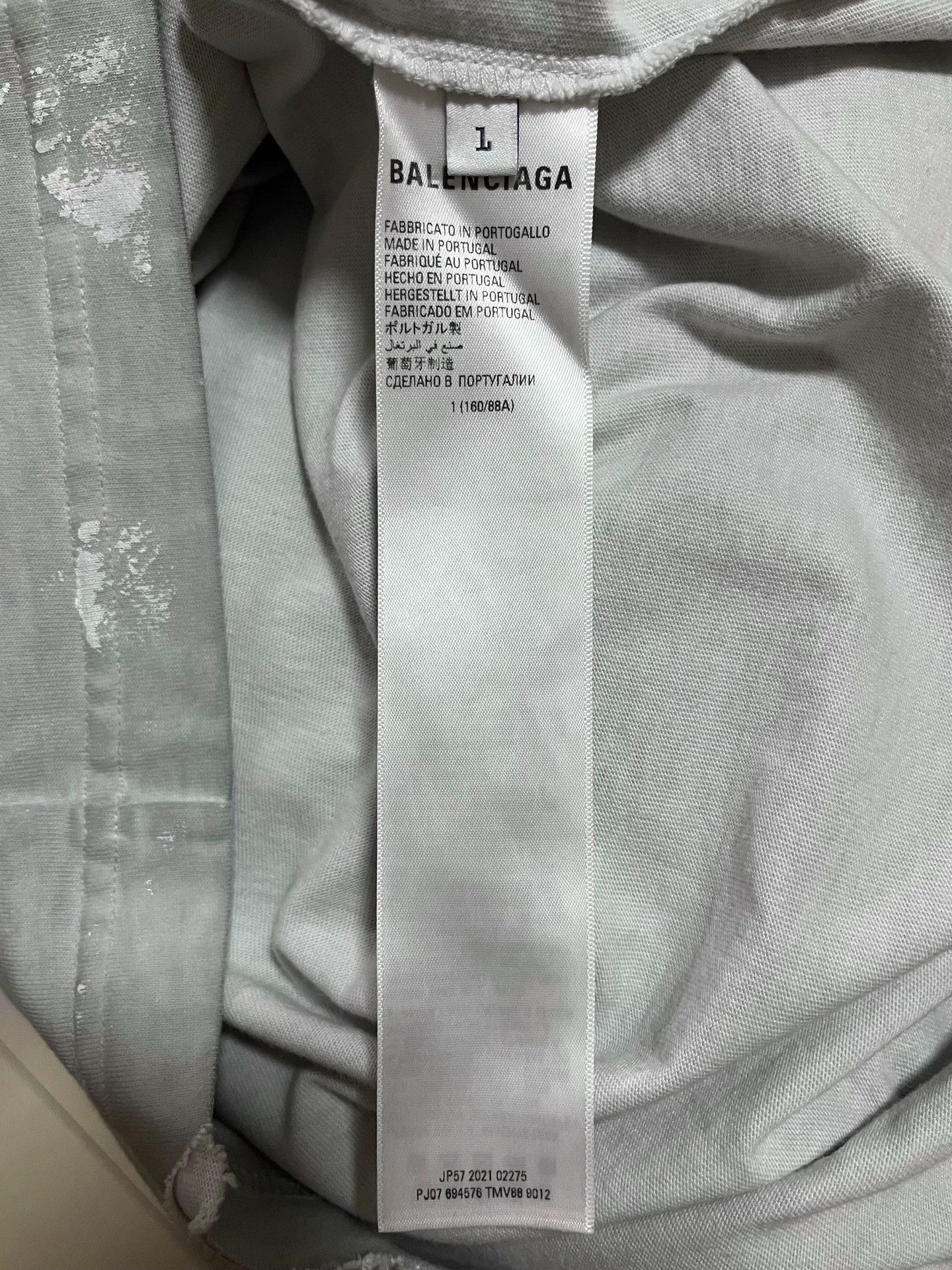 Balenciaga Balenciaga destroys lightning rock logo short sleeves Size US S / EU 44-46 / 1 - 5 Thumbnail