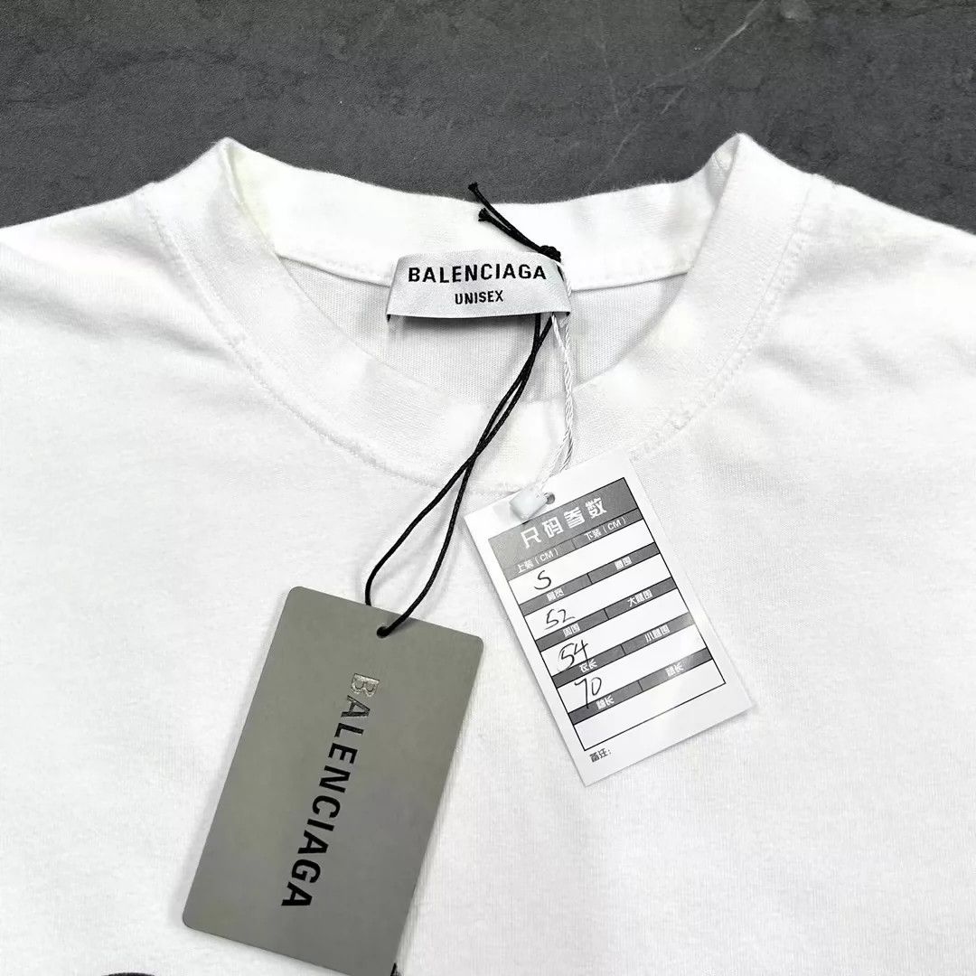 Balenciaga Balenciaga cursive signature logo short sleeved shirt Size US S / EU 44-46 / 1 - 4 Thumbnail