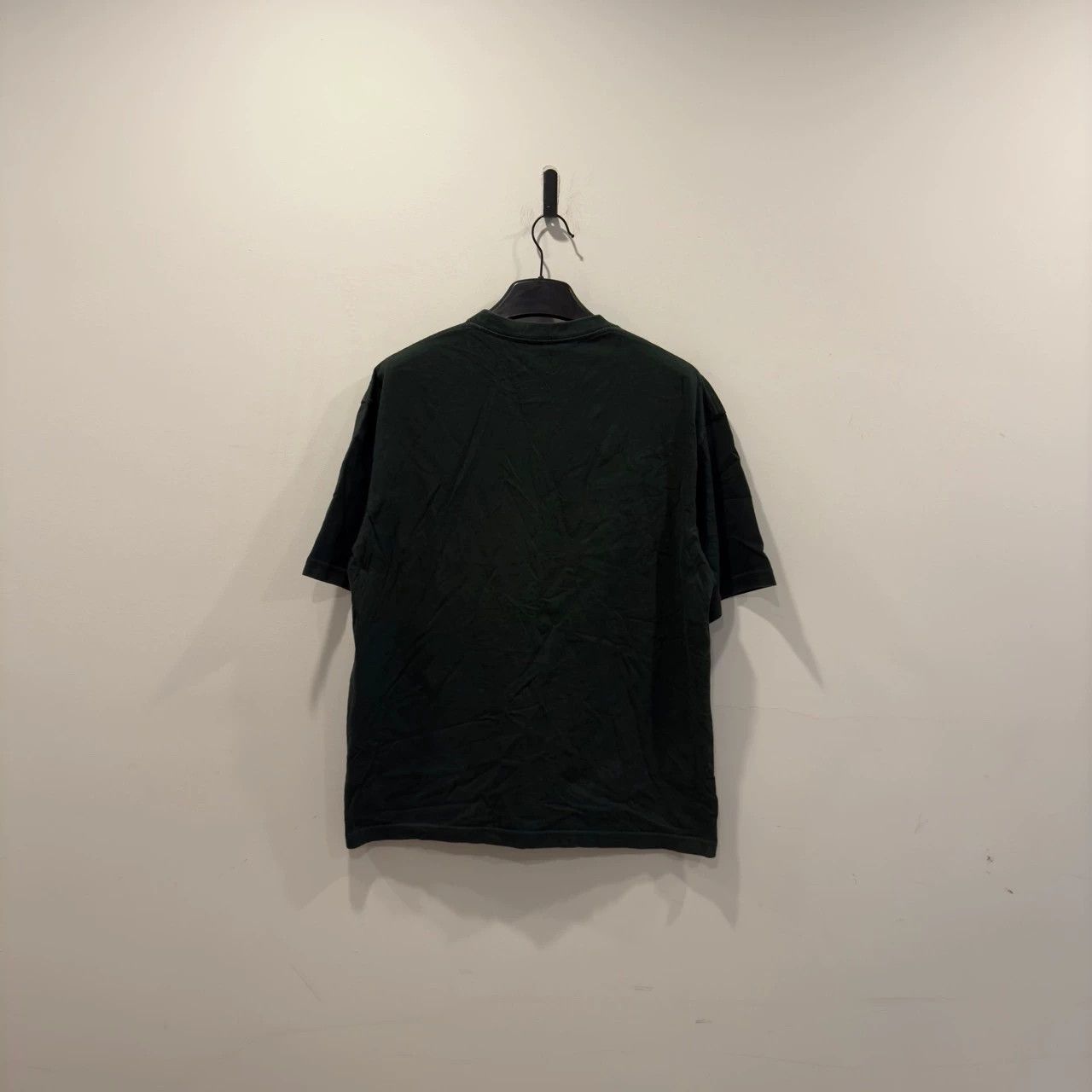 Balenciaga Balenciaga dark green letter logo short sleeved shirt Size US M / EU 48-50 / 2 - 3 Thumbnail