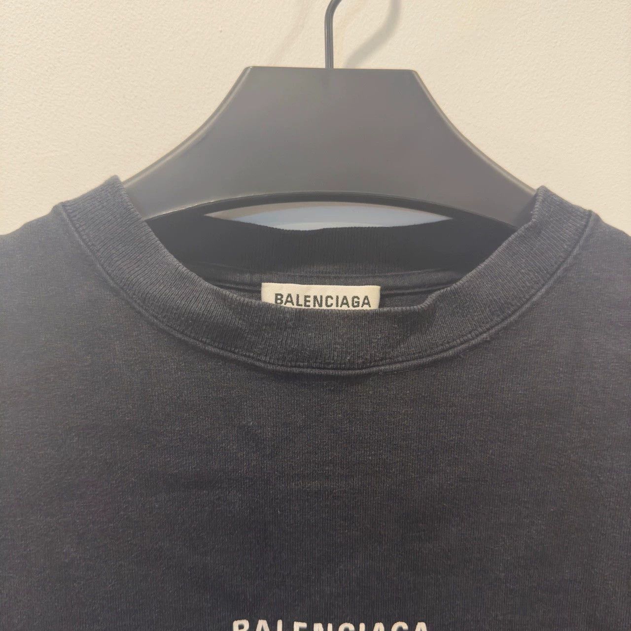 Balenciaga Balenciaga Black Crew Short Sleeve Size US S / EU 44-46 / 1 - 3 Thumbnail
