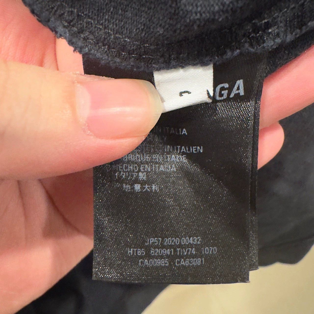 Balenciaga Balenciaga Black Crew Short Sleeve Size US S / EU 44-46 / 1 - 4 Thumbnail