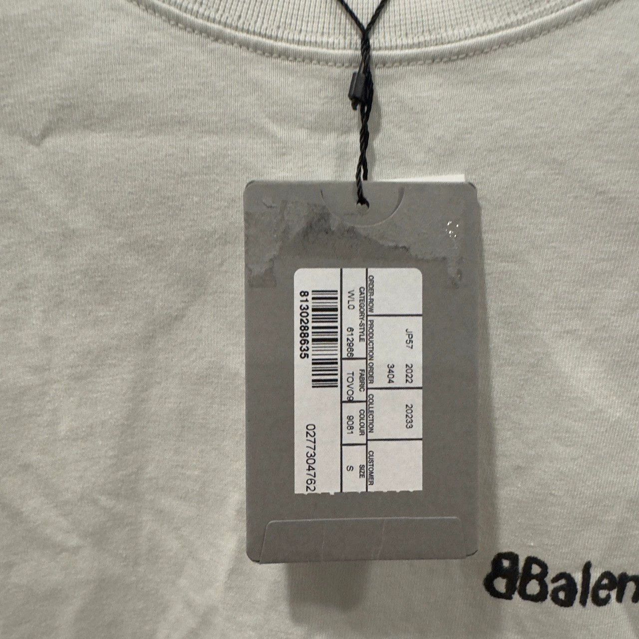 Balenciaga Balenciaga Blurred Logo Short Sleeve Size US S / EU 44-46 / 1 - 5 Thumbnail