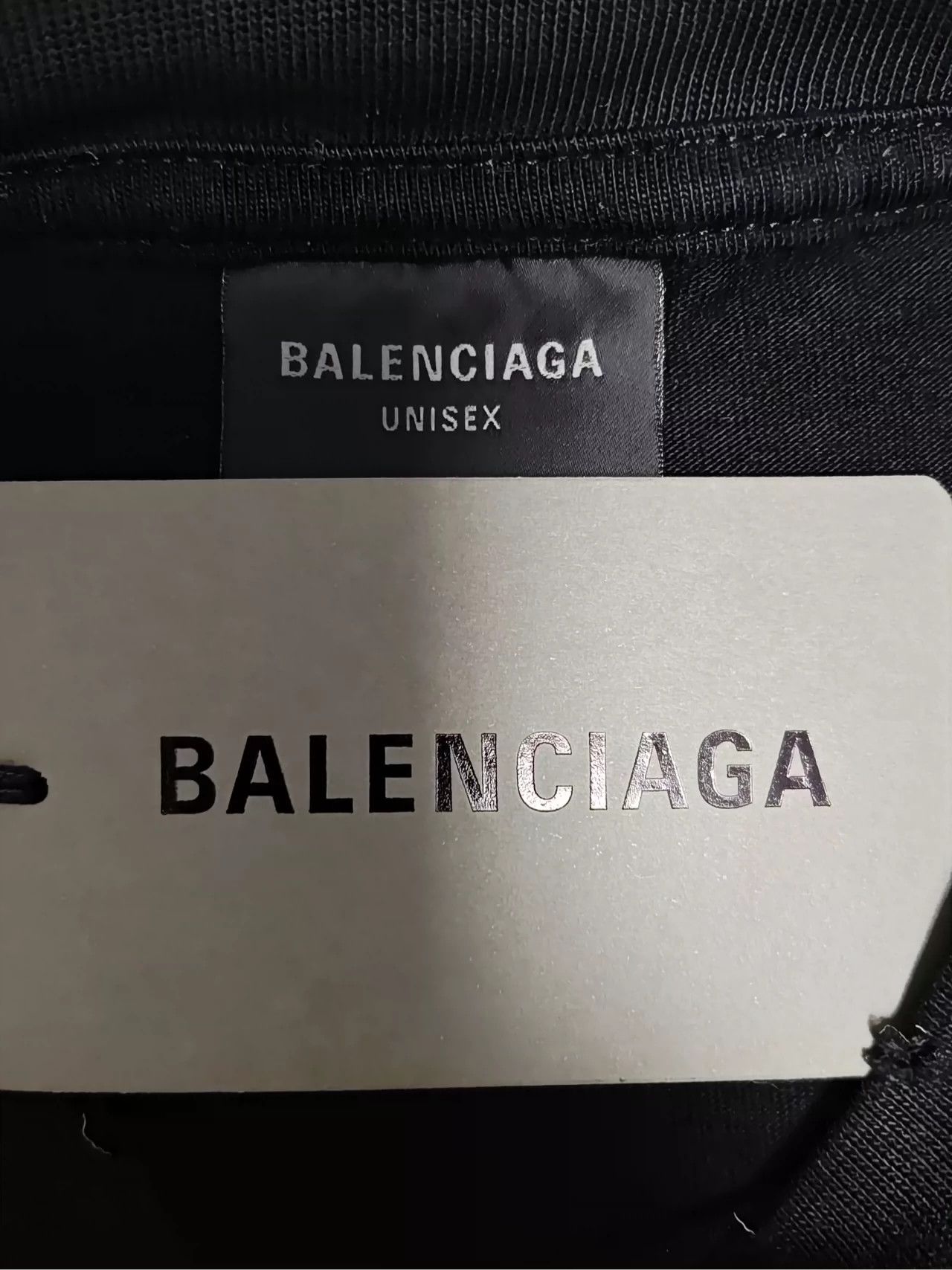 Balenciaga Balenciaga 23fw Inverted Iron Tower Mud Stained Damaged Water Washed Short Sleeve T-shirt Size US L / EU 52-54 / 3 - 5 Thumbnail