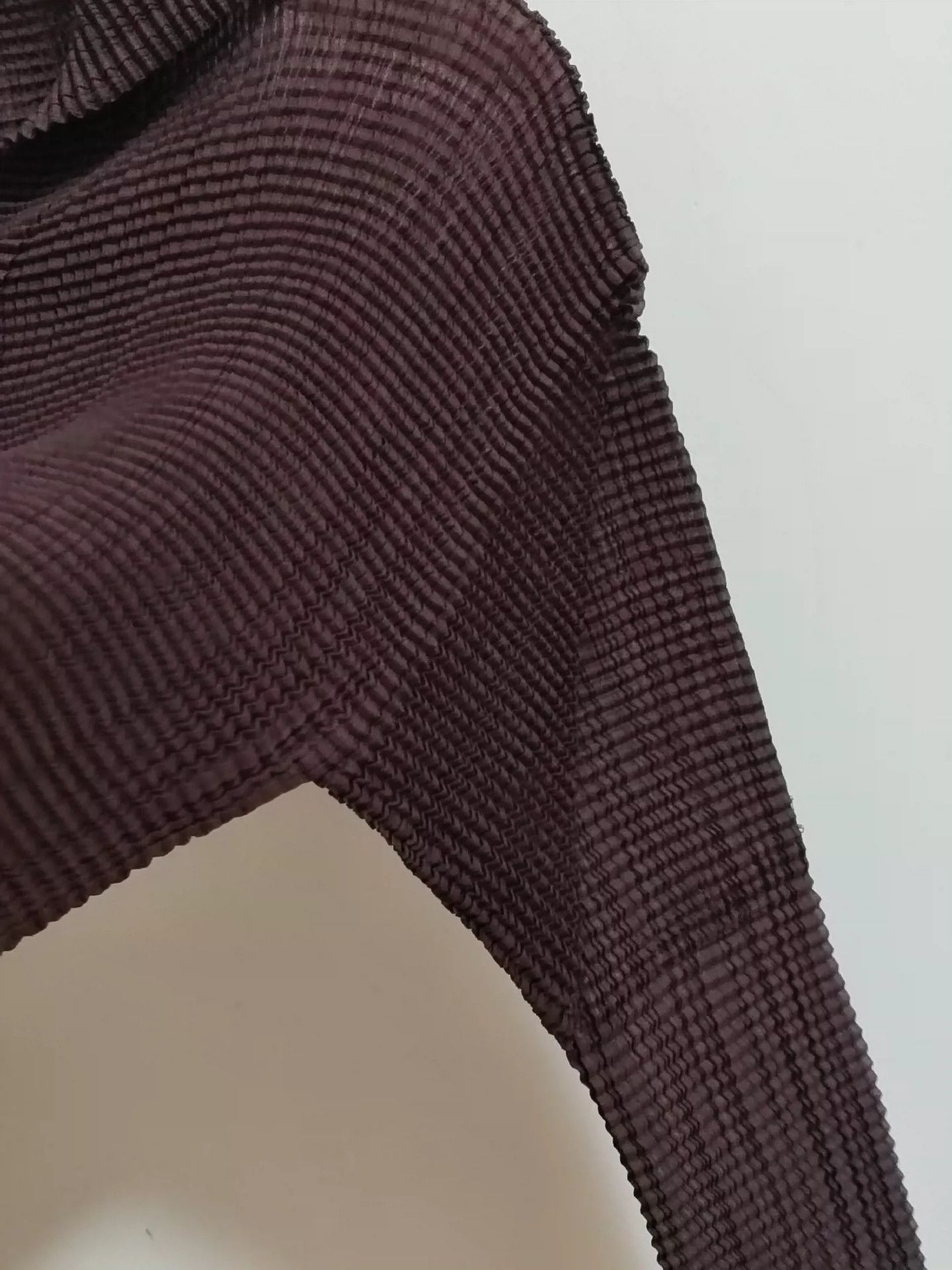 Issey Miyake issey miyake Brown pleated long sleeved shirt Size US M / EU 48-50 / 2 - 2 Thumbnail