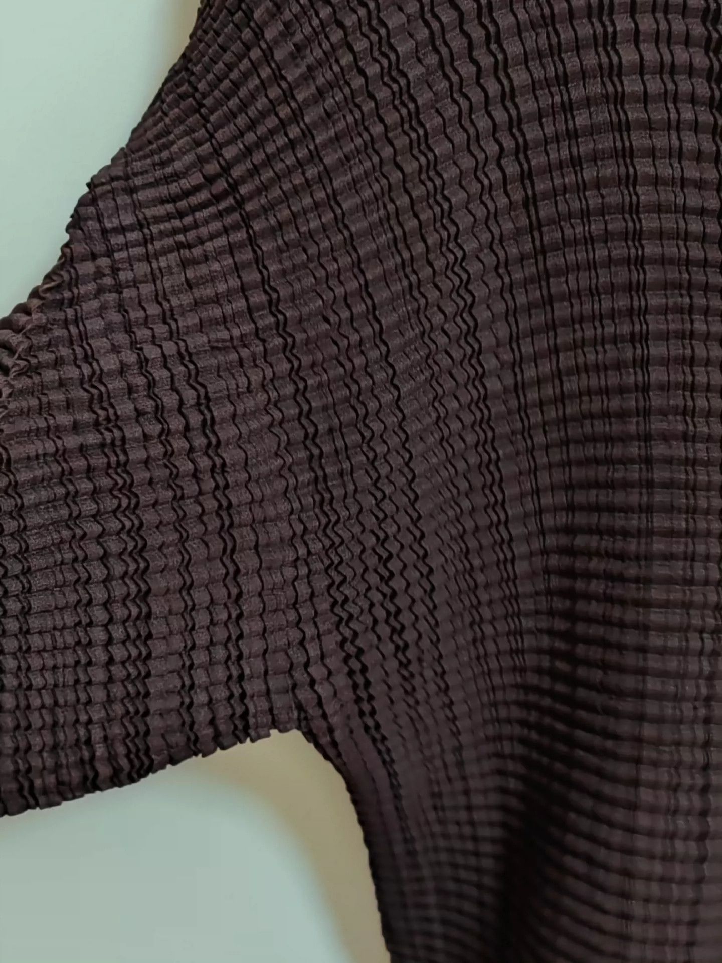 Issey Miyake issey miyake Brown pleated long sleeved shirt Size US M / EU 48-50 / 2 - 4 Thumbnail