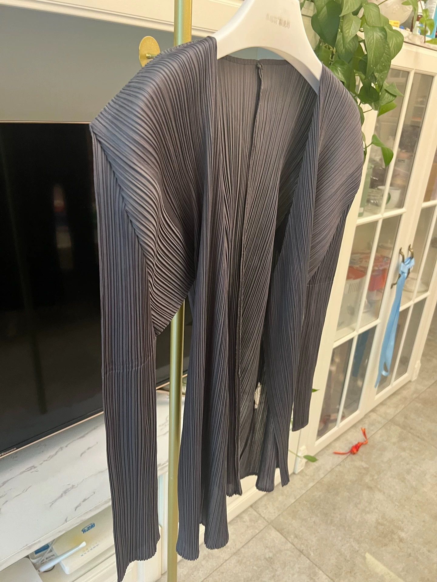 Issey Miyake issey miyake Middle aged right angled dark gray jacket Size US M / EU 48-50 / 2 - 2 Thumbnail