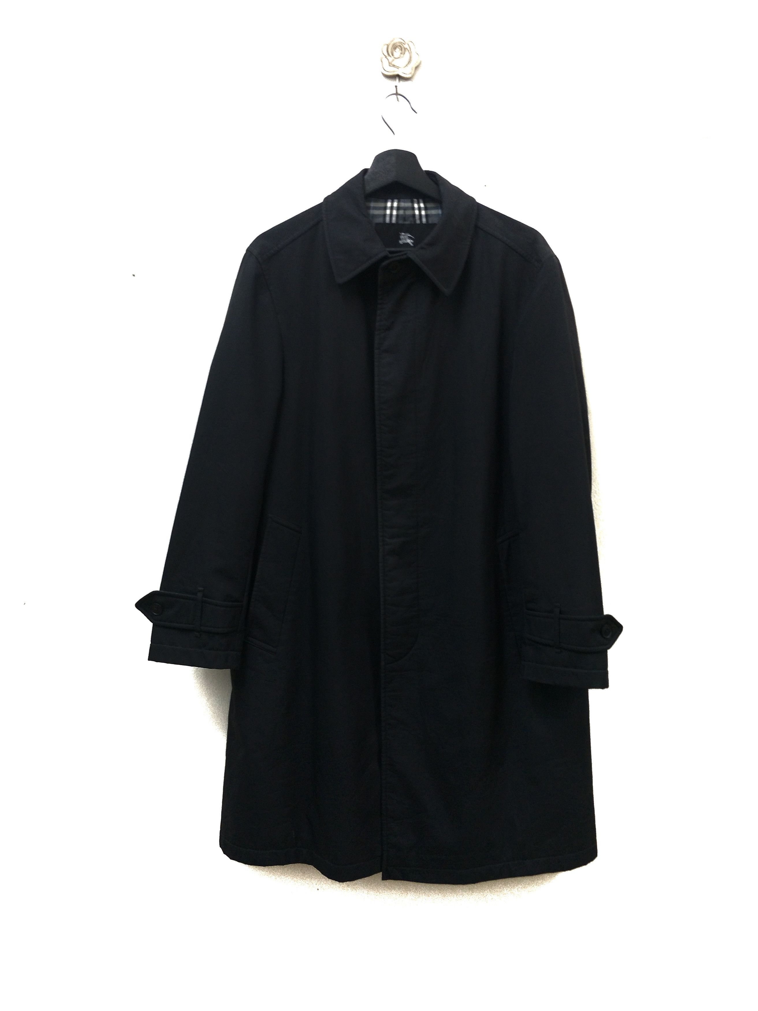 Beat Check Long Jacket Black Label Made In Japan