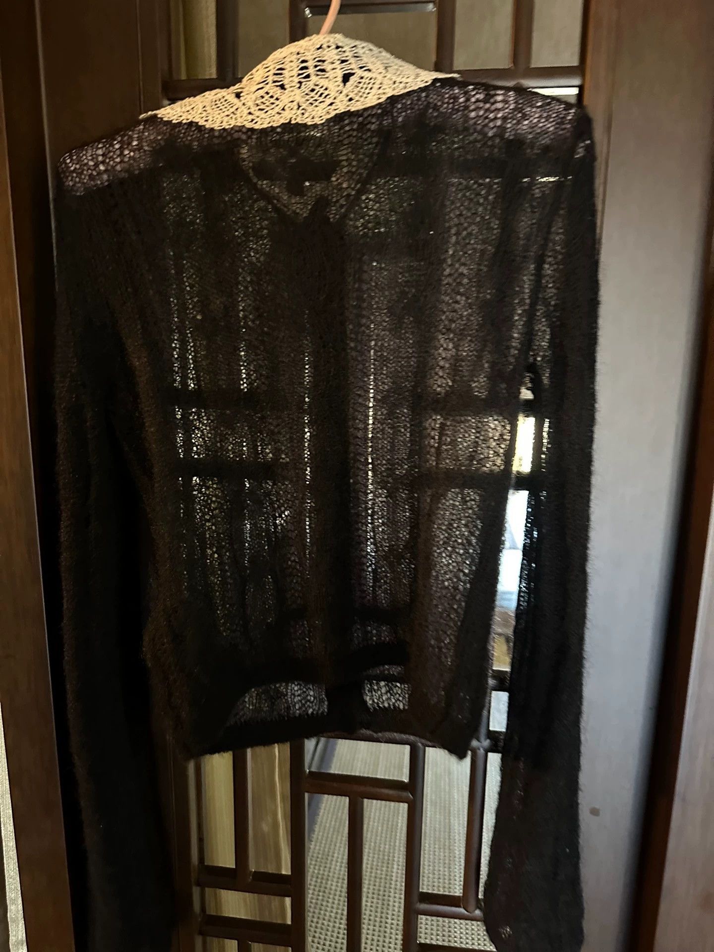 Saint Laurent Paris Saint Laurent Paris Black Knitted Shirt Size US S / EU 44-46 / 1 - 2 Thumbnail