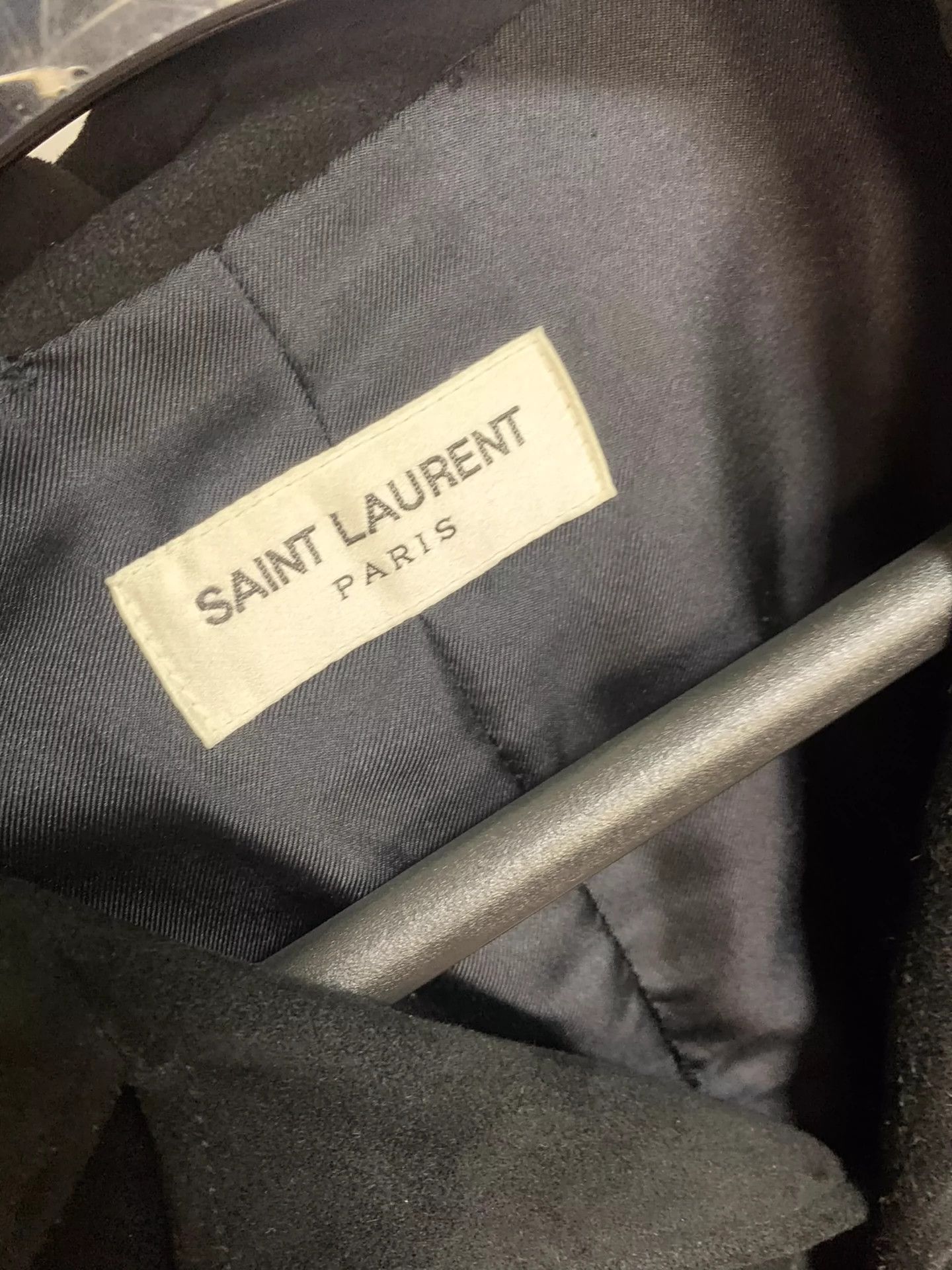 Saint Laurent Paris Saint Laurent Paris Black suede jacket Size US S / EU 44-46 / 1 - 2 Thumbnail