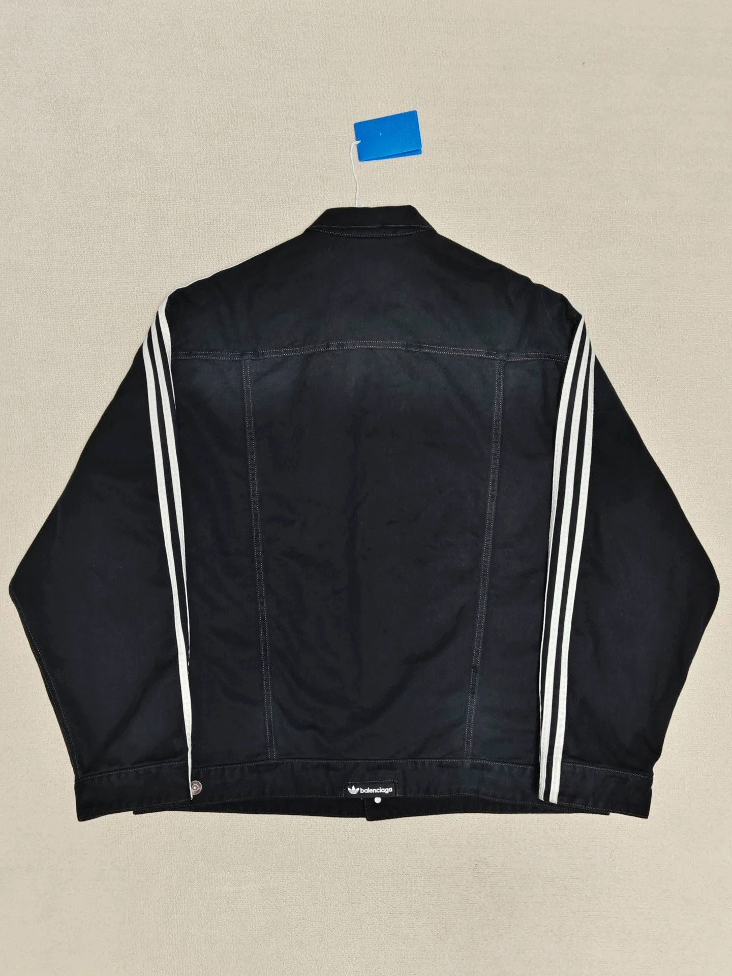 Balenciaga x adidas Tracksuit Jacket Black White Men's