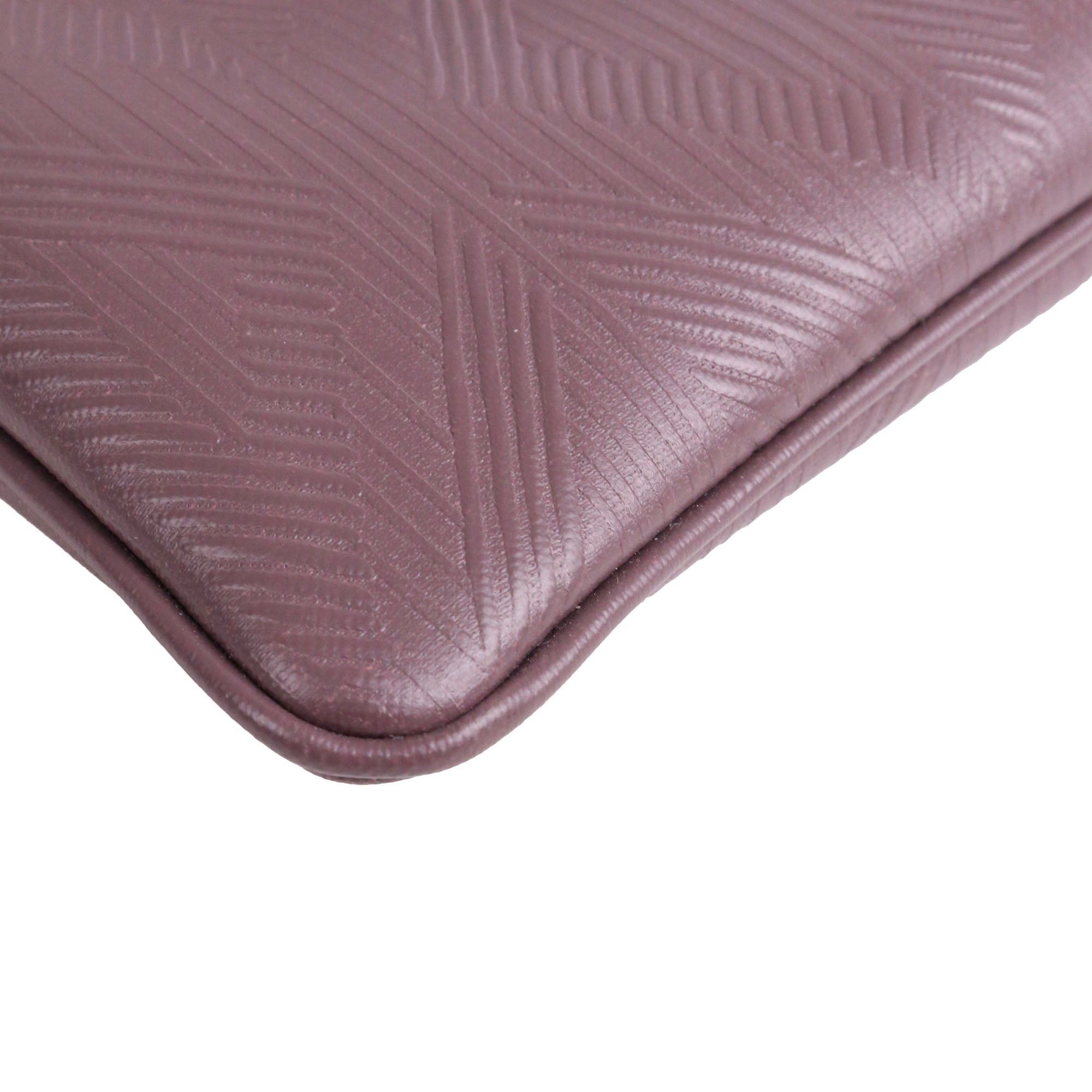Dior DIOR - Dior Diamant clutch in purple coated canvas Size ONE SIZE - 5 Thumbnail