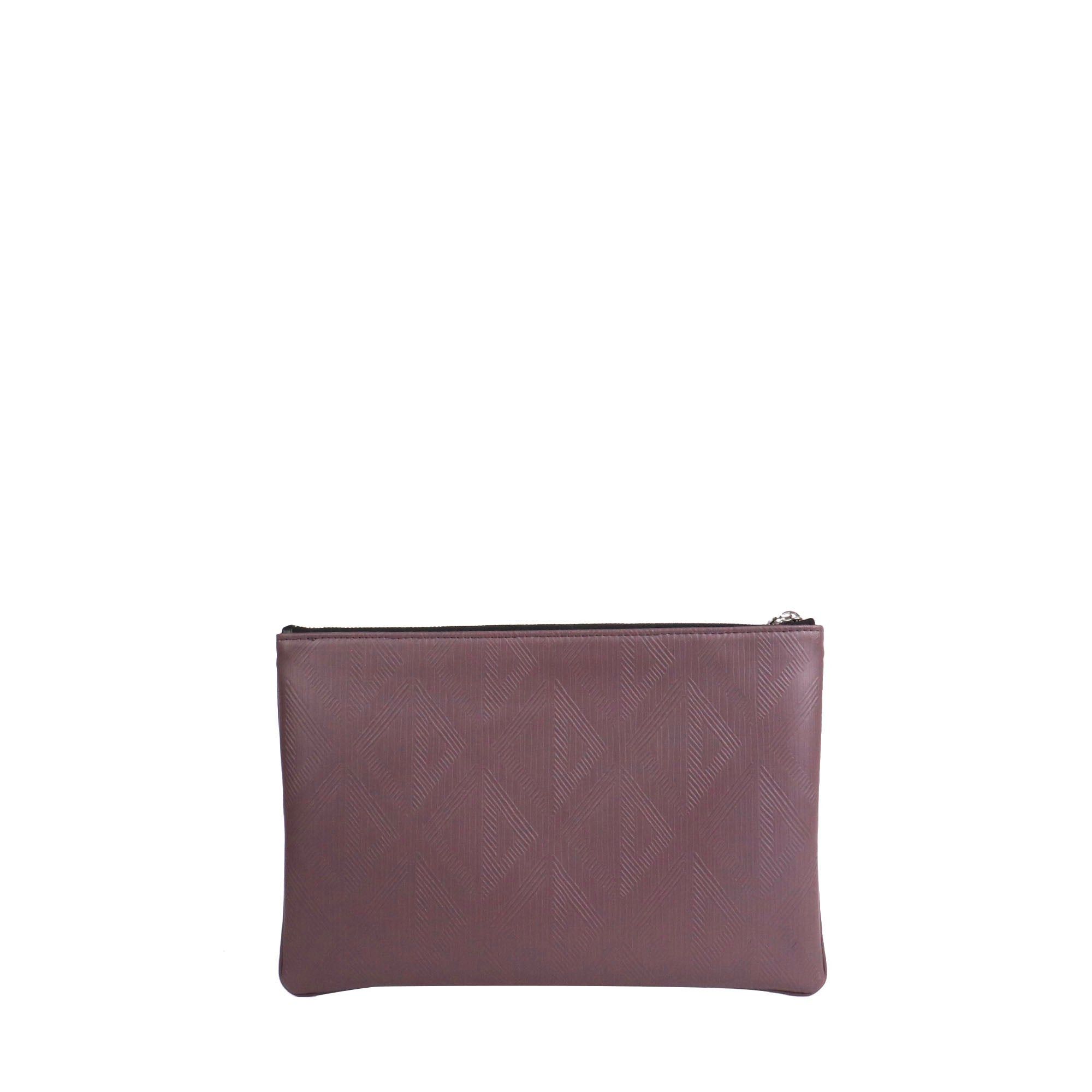 Dior DIOR - Dior Diamant clutch in purple coated canvas Size ONE SIZE - 3 Thumbnail