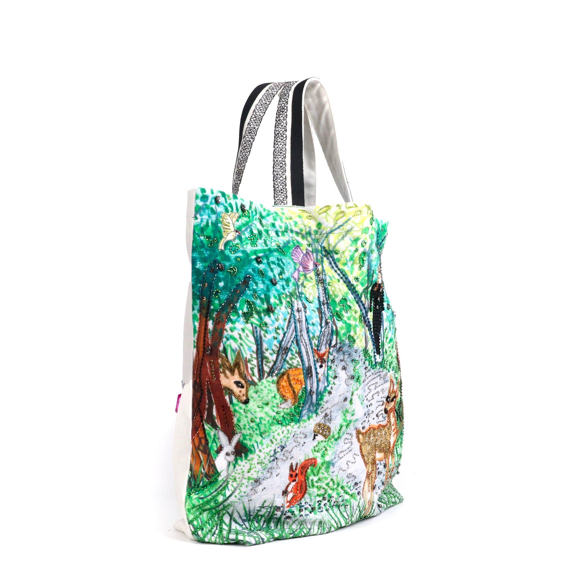 Dior DIOR - Dior Dior tote bag in white cotton Size ONE SIZE - 2 Thumbnail