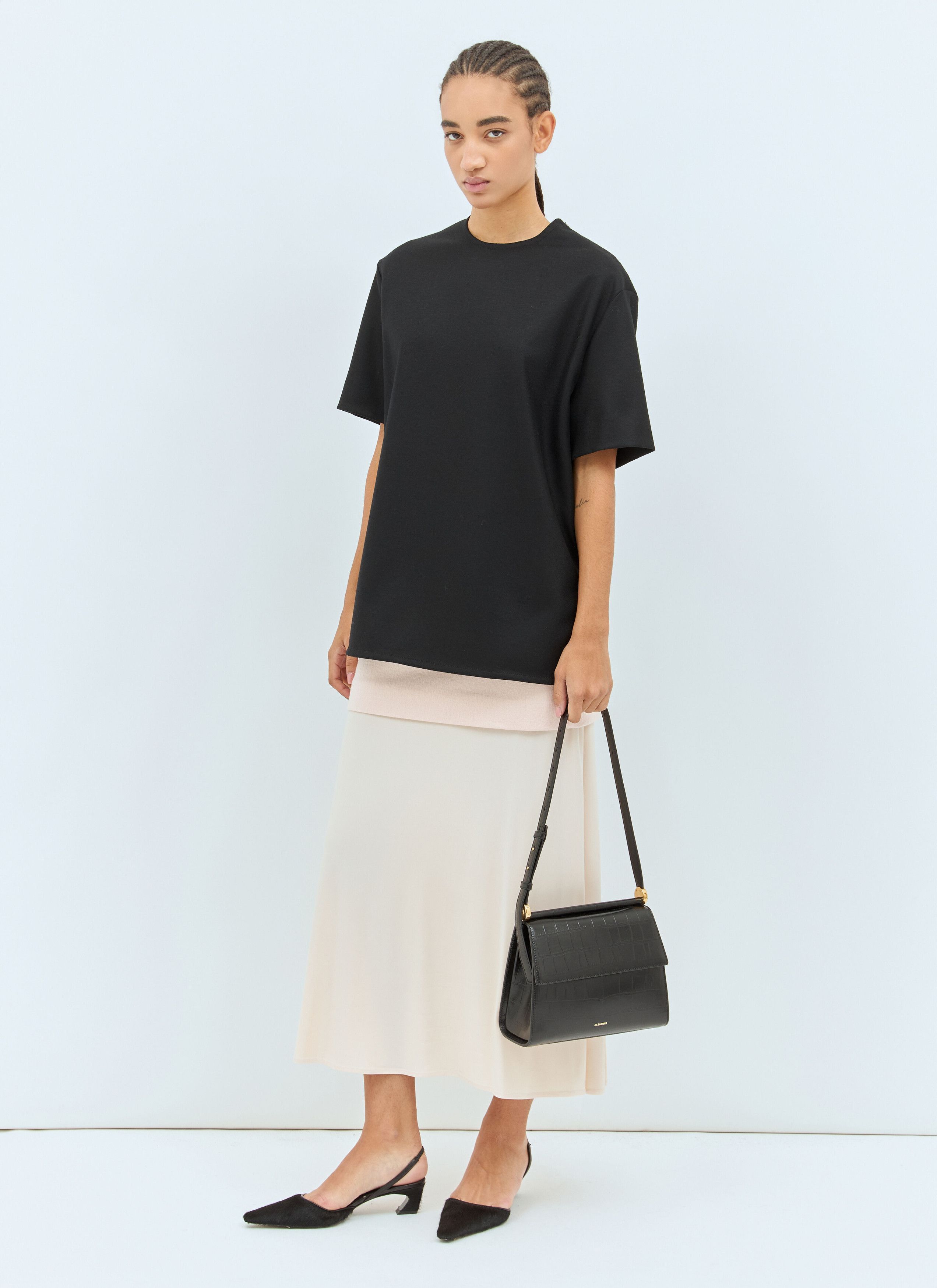 Jil Sander Zip Embellished T-Shirt Size XS / US 0-2 / IT 36-38 - 2 Thumbnail