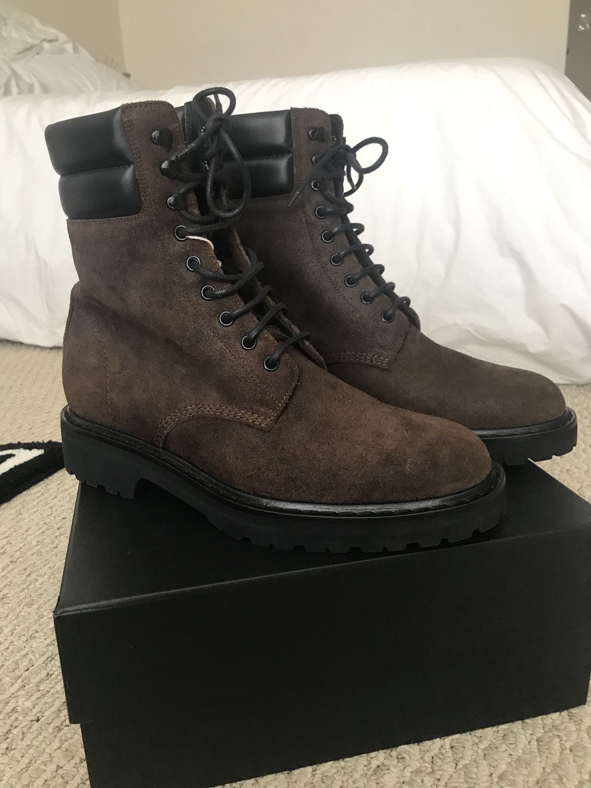 Saint Laurent Paris Trekker 25 Combat Boot | Grailed