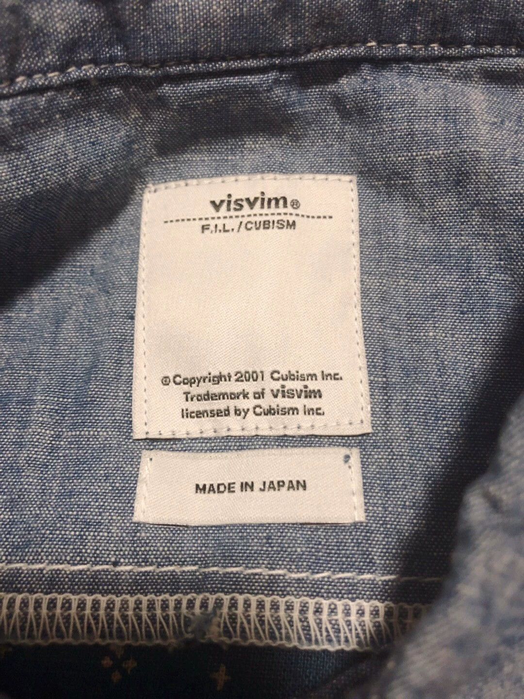 Visvim Visvim Sashiko Japanese ancient cloth stitching vintage shirt Size US L / EU 52-54 / 3 - 7 Thumbnail