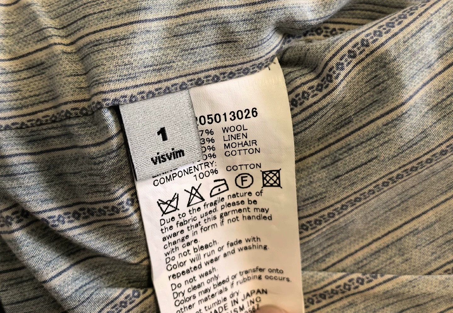 Visvim Visvim Wool blended cotton-padded jacket robe Size US S / EU 44-46 / 1 - 4 Thumbnail