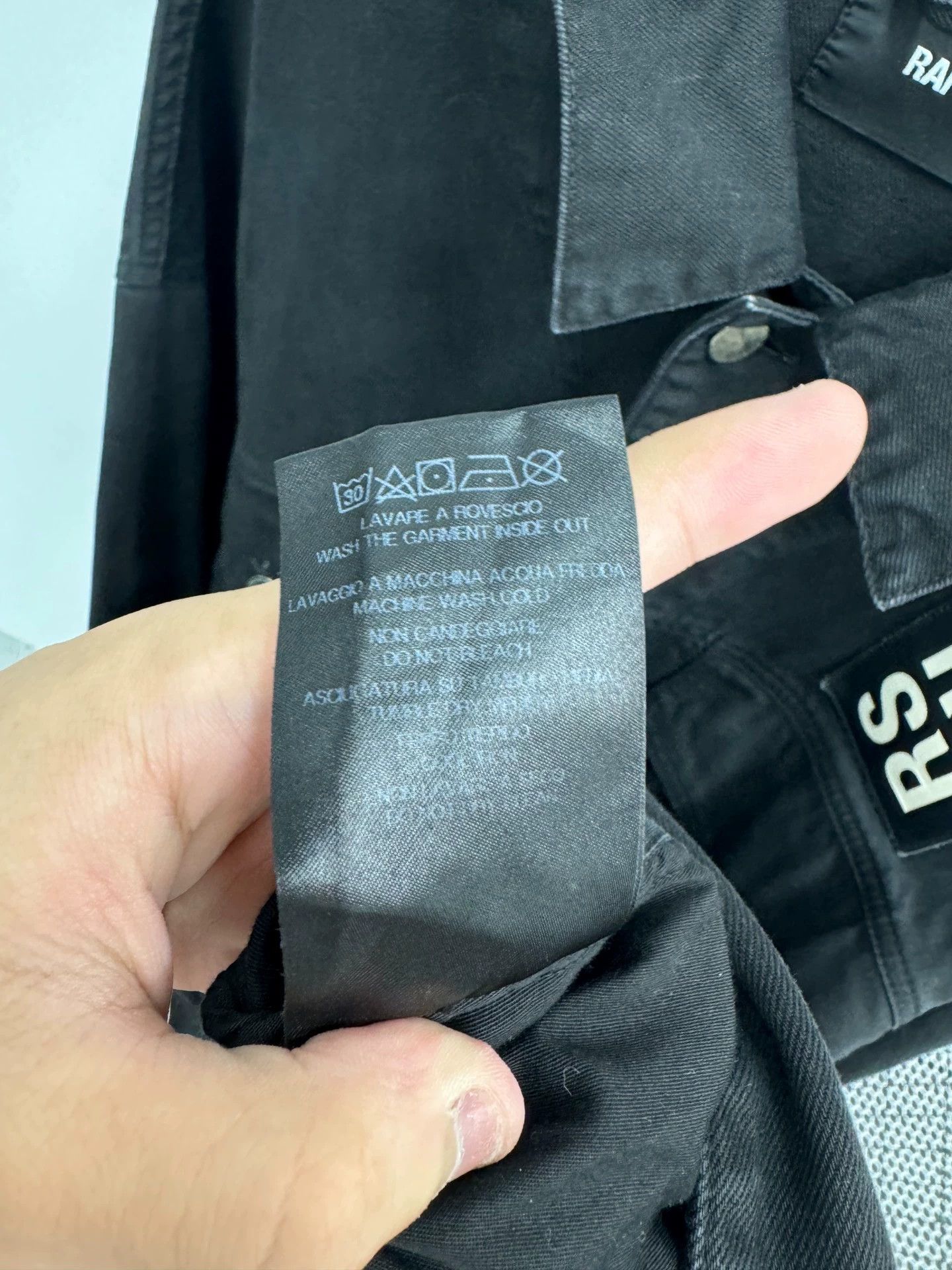 Raf Simons Raf Simons Slogan leather jacket Size US S / EU 44-46 / 1 - 9 Thumbnail