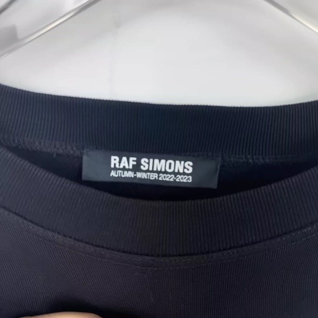 Raf Simons Raf Simons Letter portrait printed round neck long sleeve sweater Size US S / EU 44-46 / 1 - 3 Thumbnail